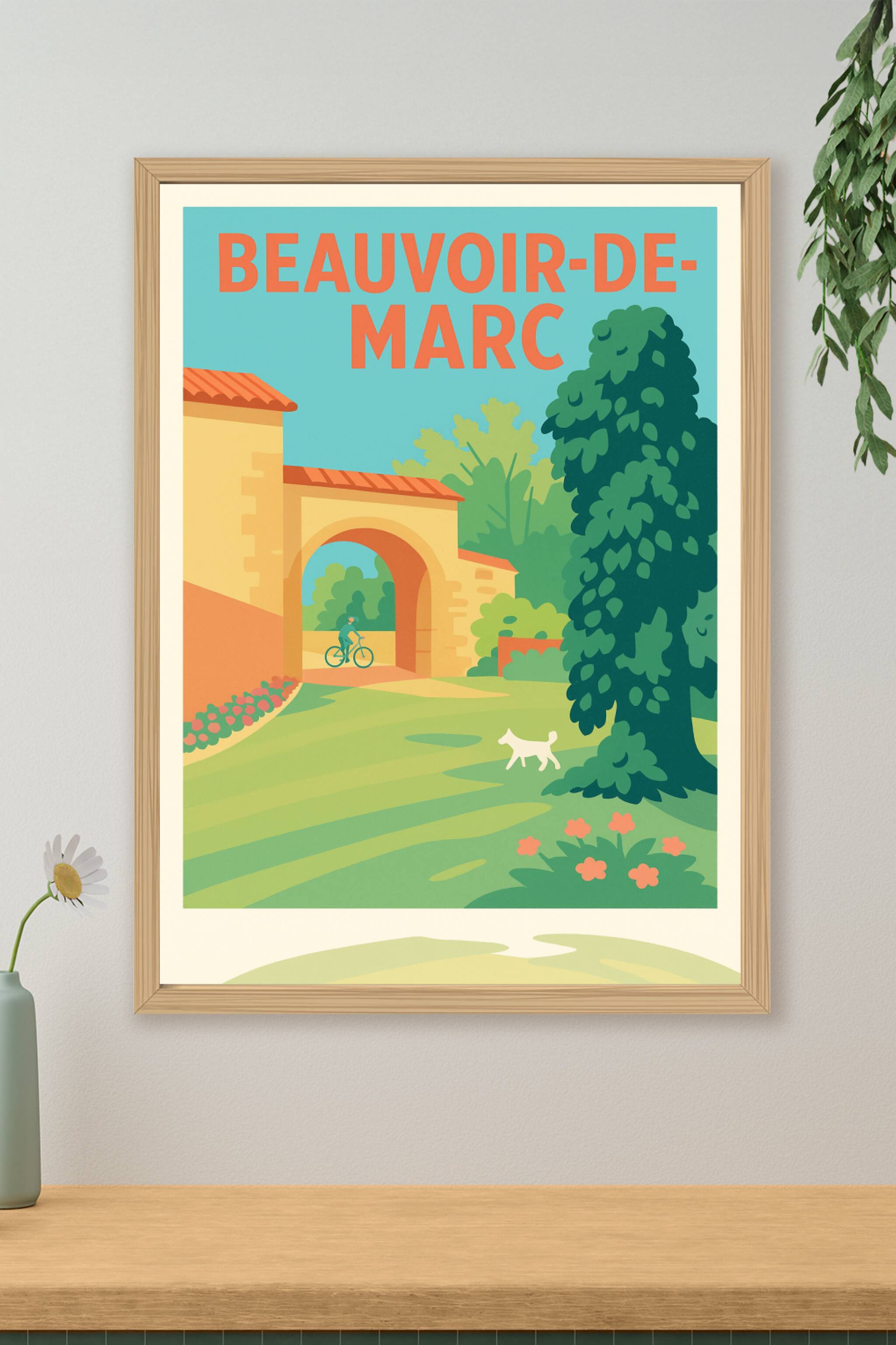 Affiche de Beauvoir-de-Marc - Charme bucolique en pleine nature