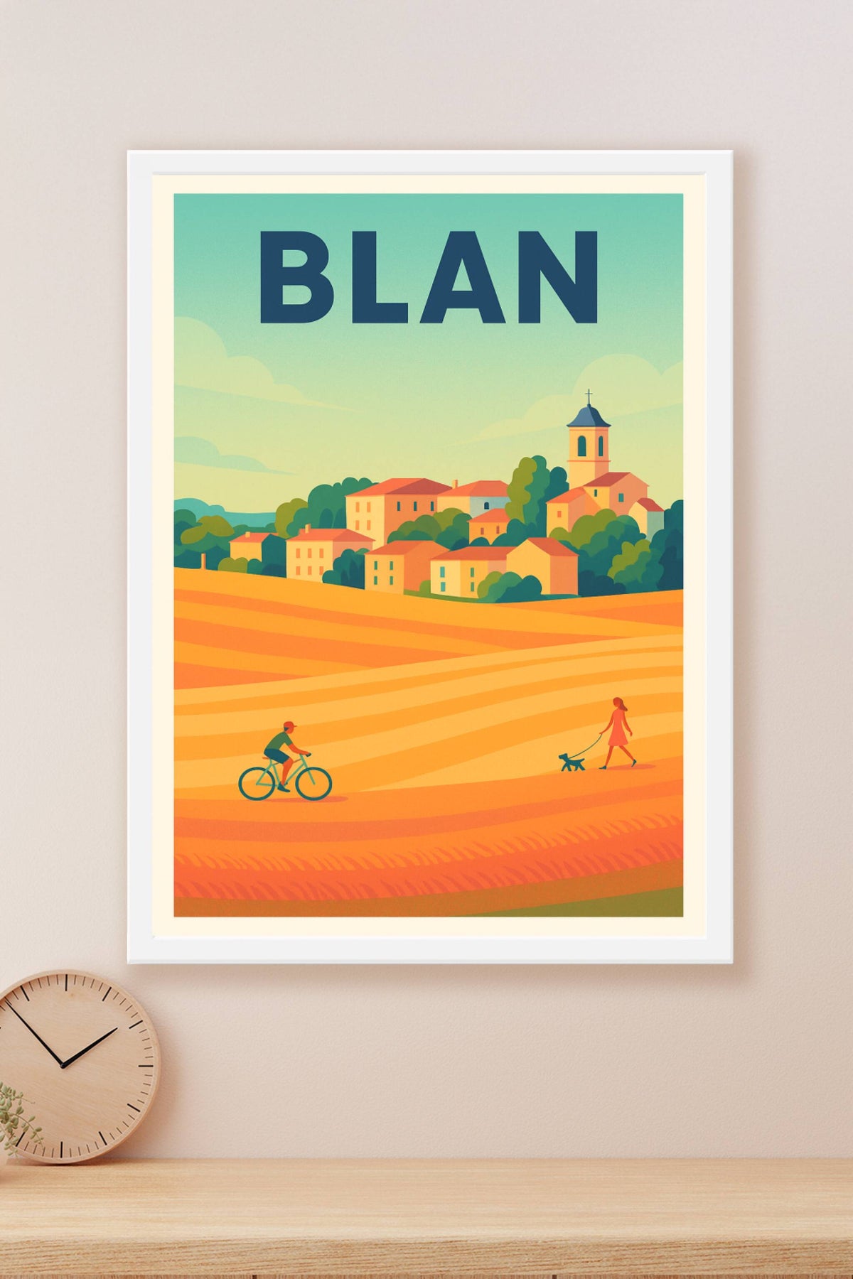 Affiche de Blan - Un charme bucolique en plein soleil