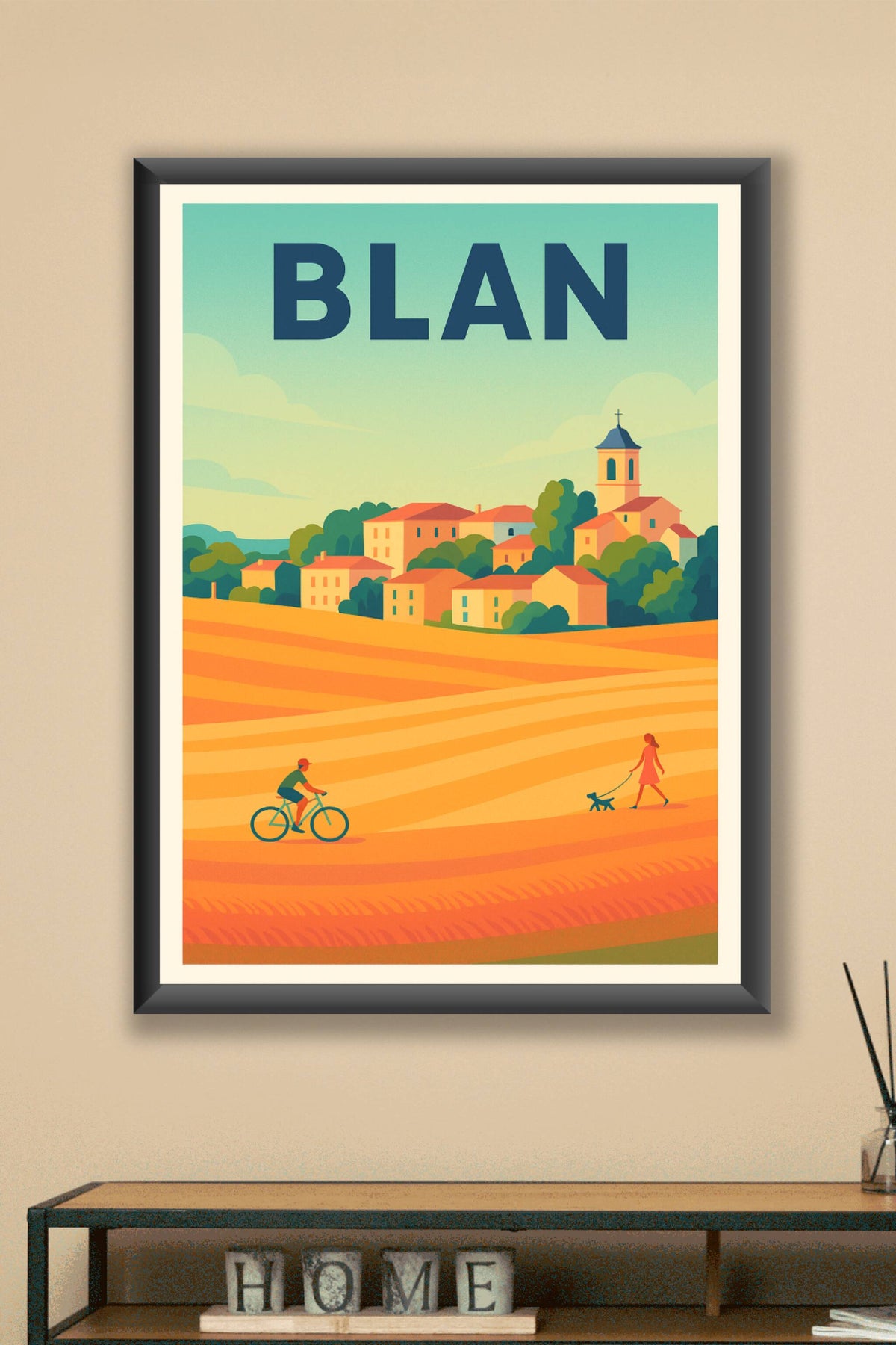 Affiche de Blan - Un charme bucolique en plein soleil