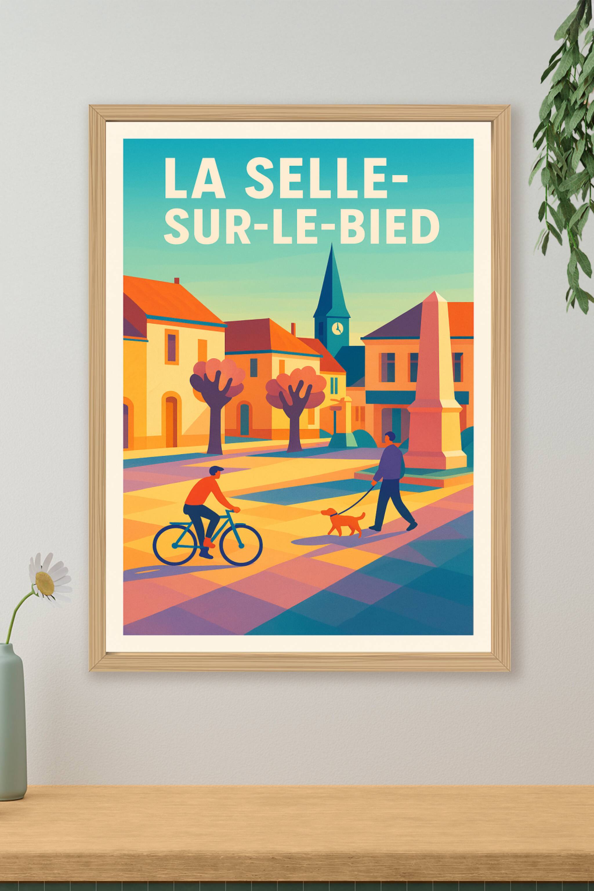 Affiche de La Selle-sur-le-Bied - Une balade paisible au cœur du village