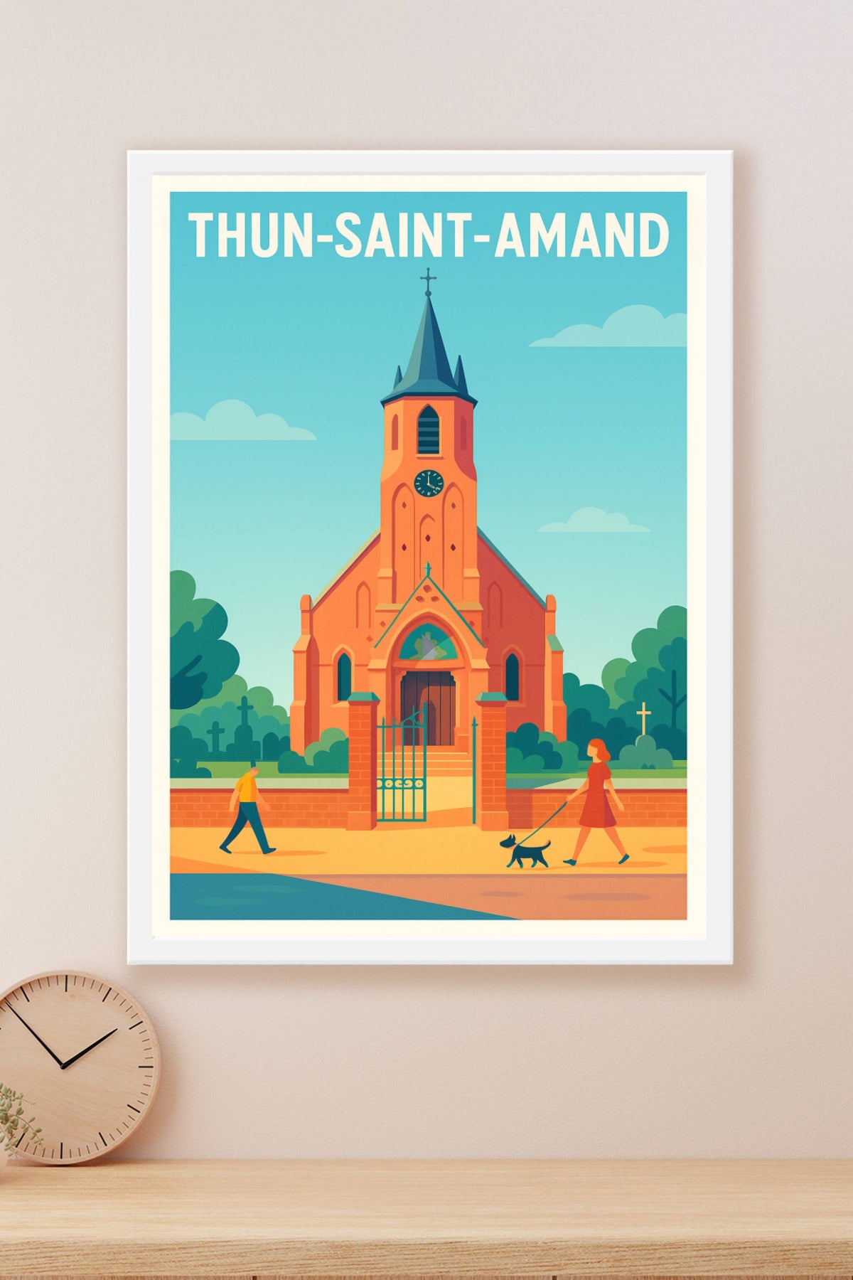 Affiche de Thun-Saint-Amand - L'élégance intemporelle d'un patrimoine religieux