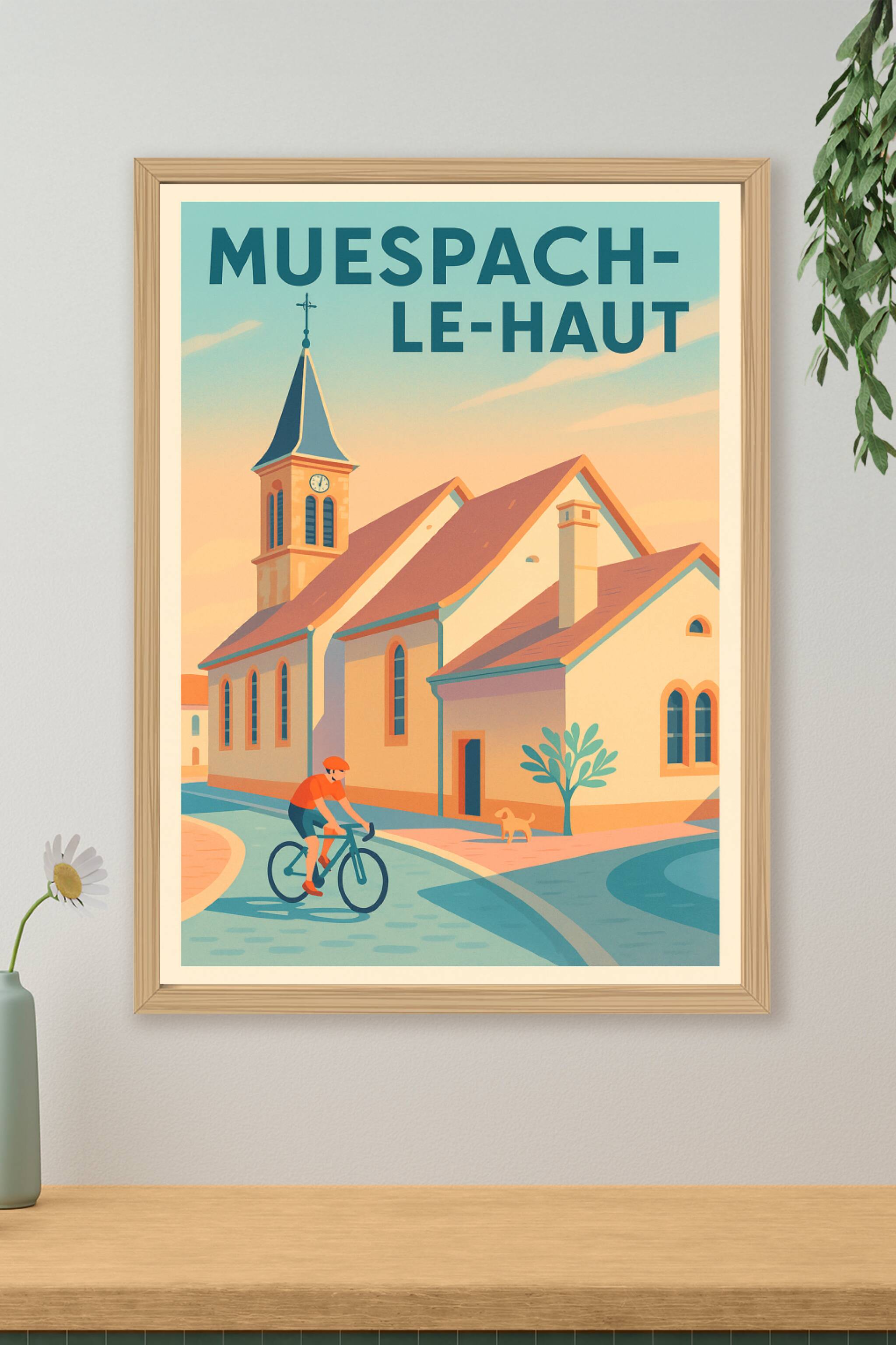 Affiche de Muespach-le-Haut - Charme et sérénité au cœur du village
