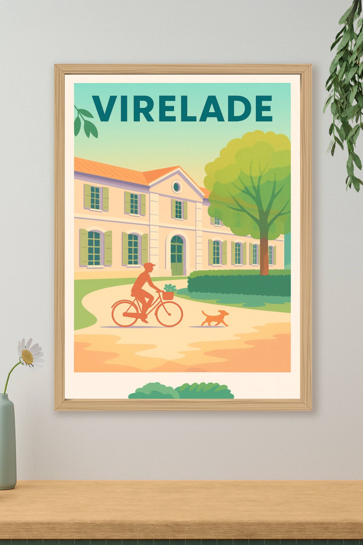 Affiche de Virelade - Douceur de vivre à la campagne