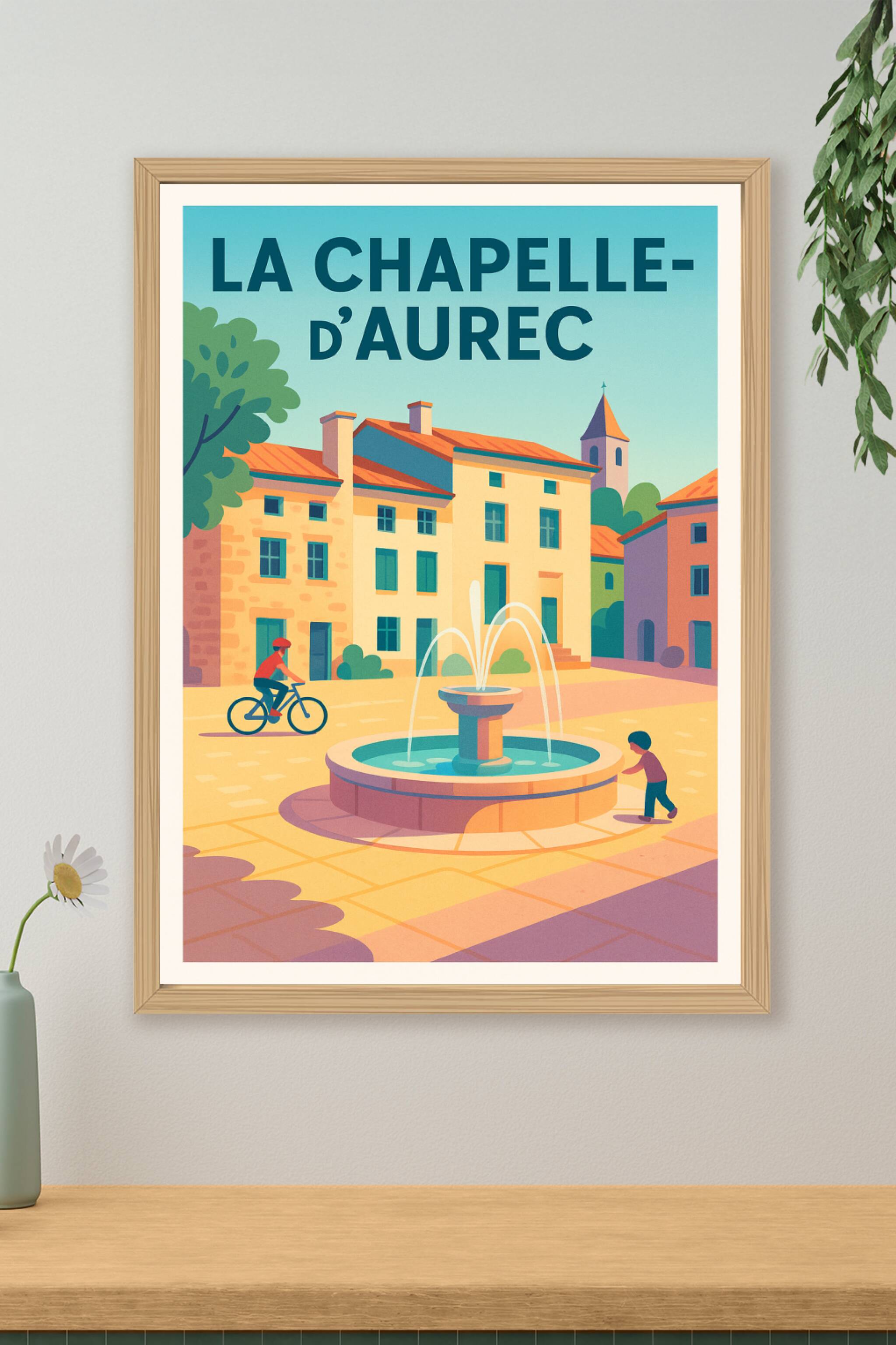 Affiche de La Chapelle-d'Aurec - Charme et quiétude au cœur du village