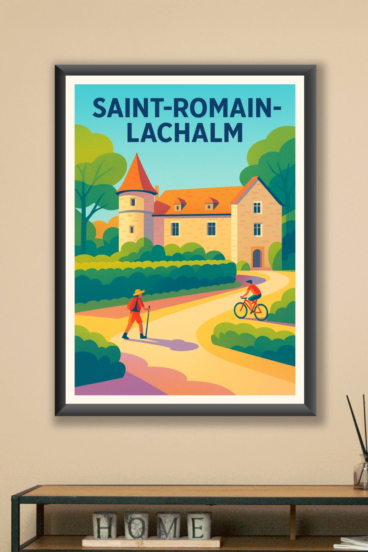 Affiche de Saint-Romain-Lachalm - Charme et nature en pleine randonnée