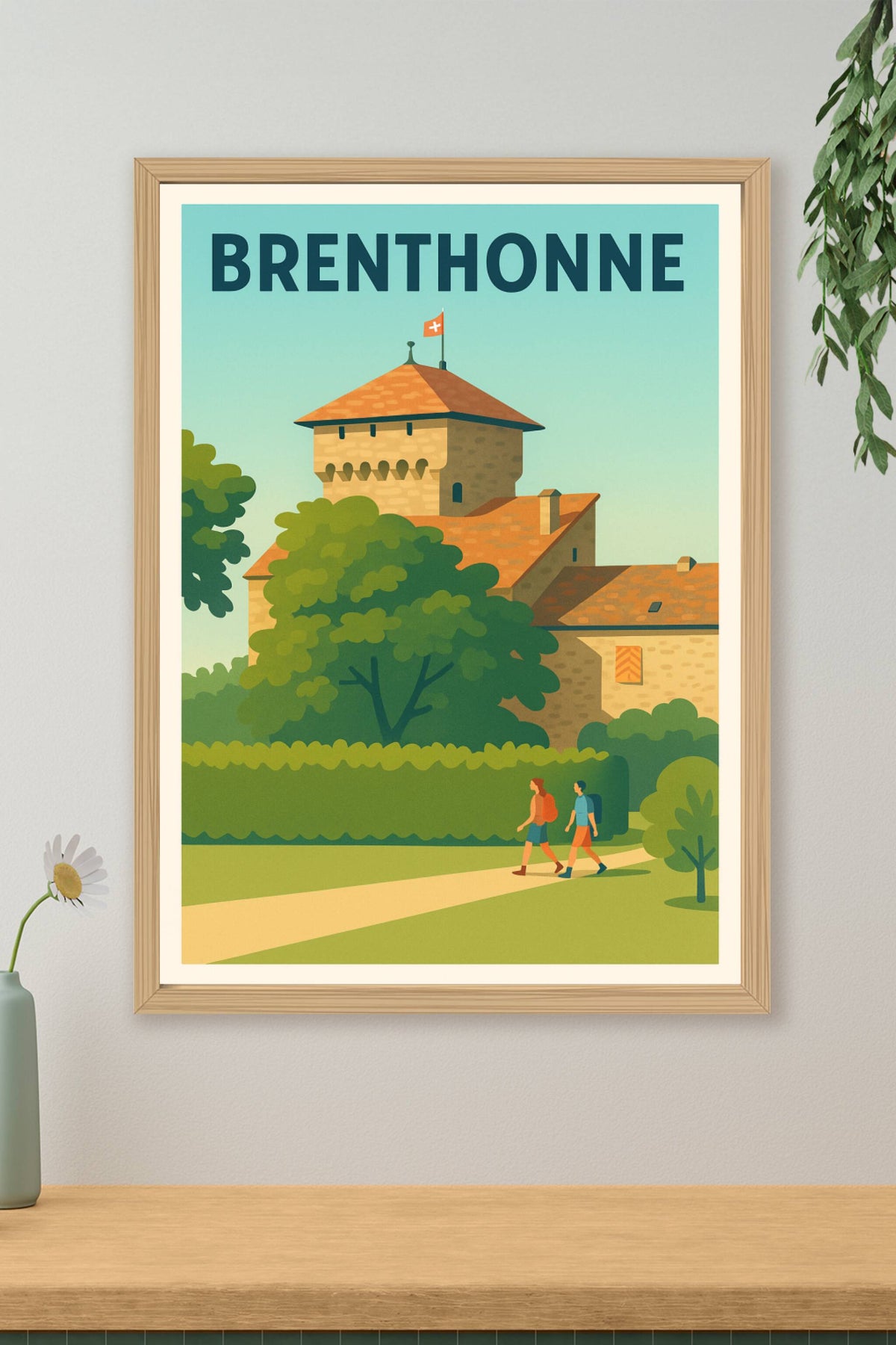 Affiche de Brenthonne - Un Voyage au Cœur de l'Authenticité Suisse
