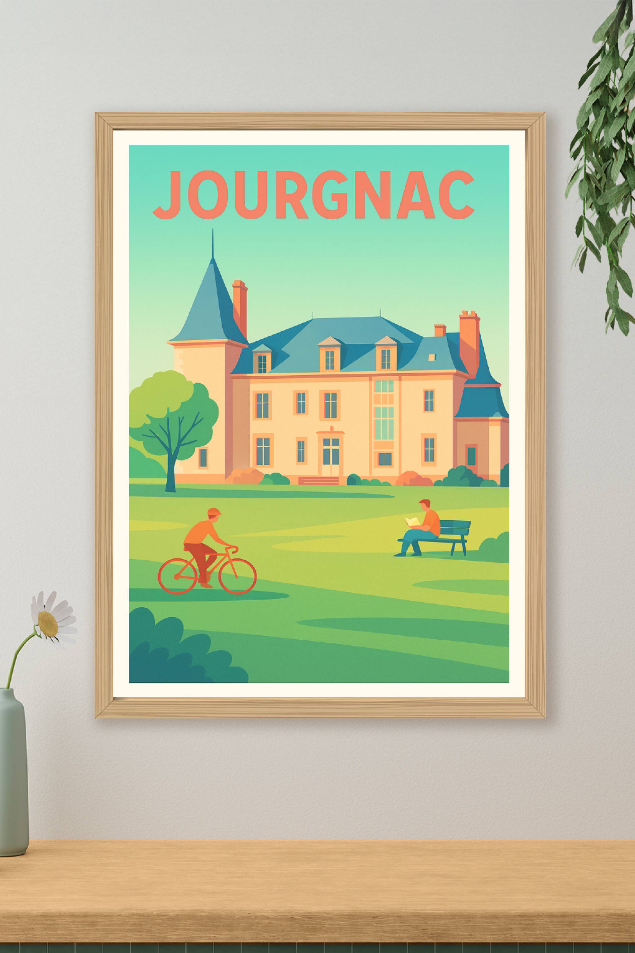 Affiche de Jourgnac - Charme bucolique et douceur de vivre