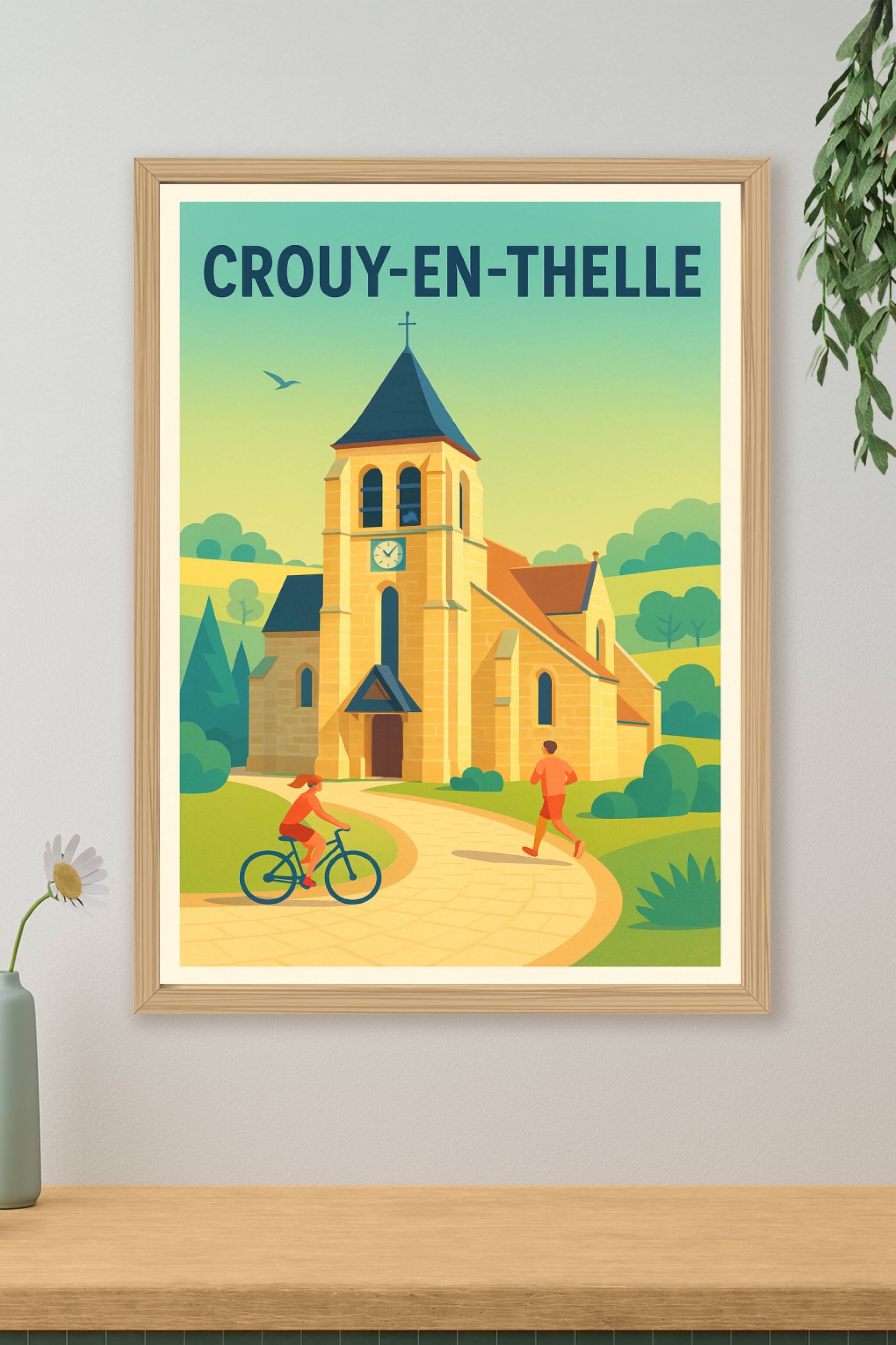 Affiche de Crouy-en-Thelle - Charme et sérénité au cœur du village