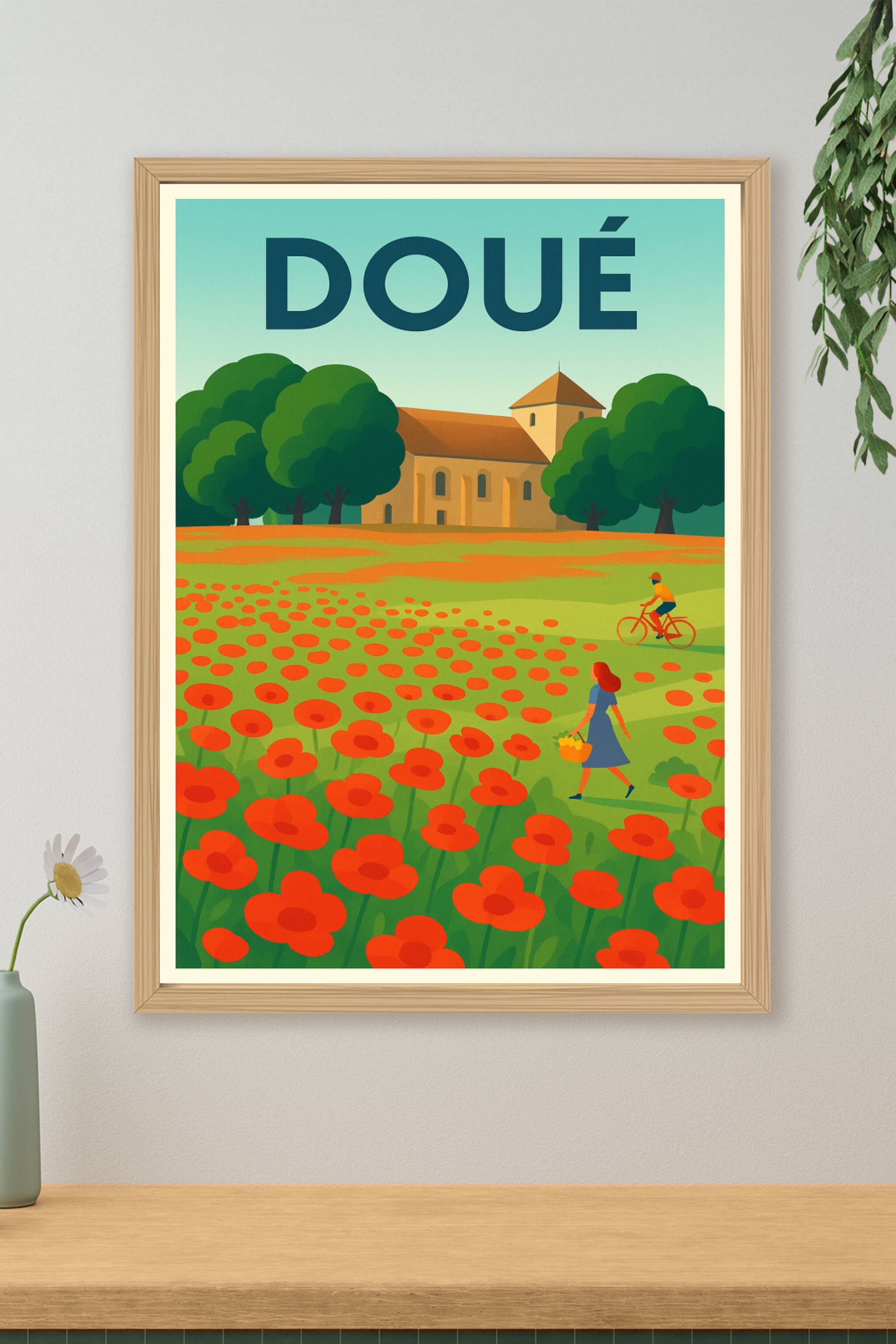 Affiche de Doué - Flânerie champêtre et douceur de vivre