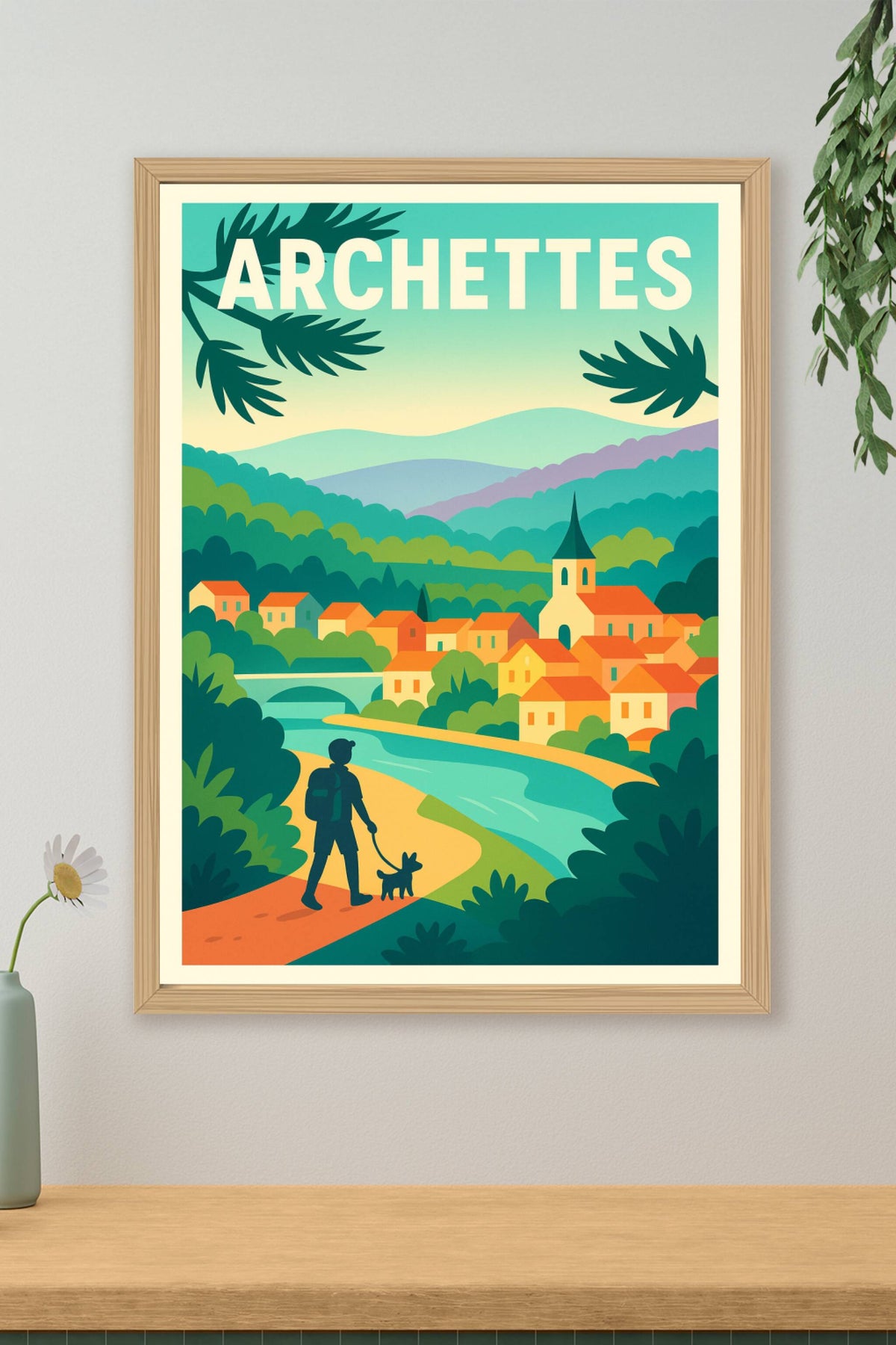 Affiche de Archettes - Un village de charme au cœur de la nature
