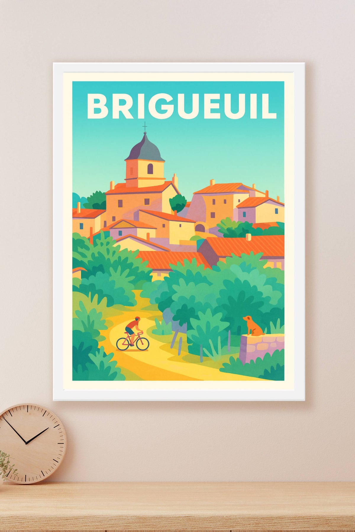 Affiche de Brigueuil - Charme et sérénité d'un village à découvrir
