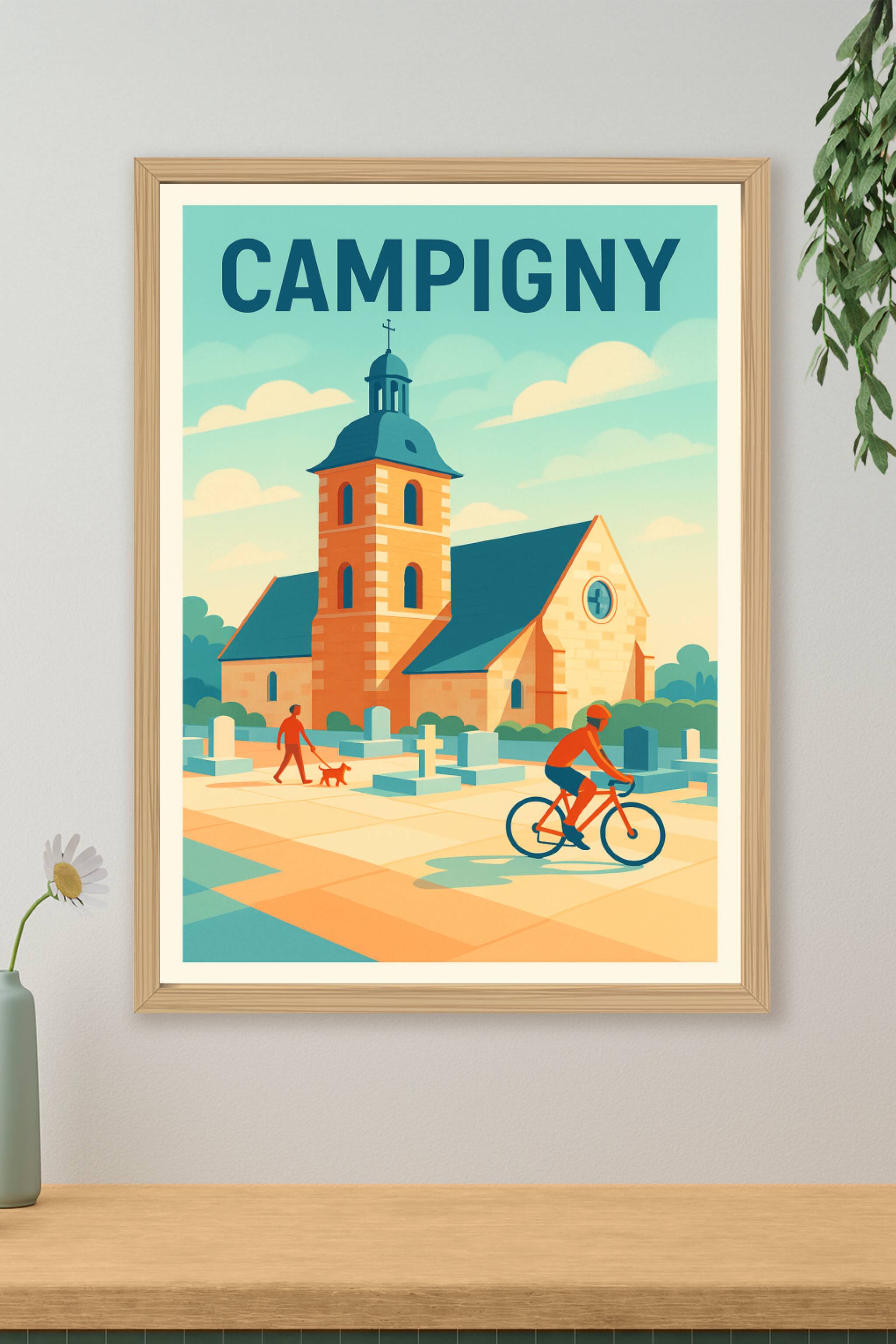 Affiche de Campigny - Charme et sérénité au cœur du village