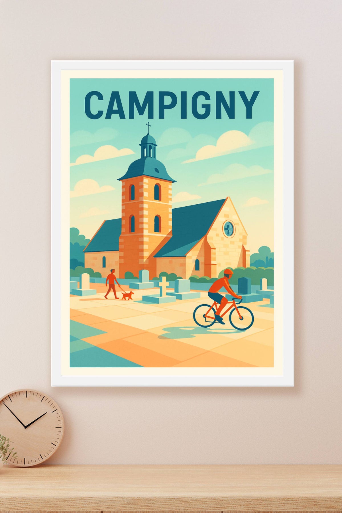 Affiche de Campigny - Charme et sérénité au cœur du village