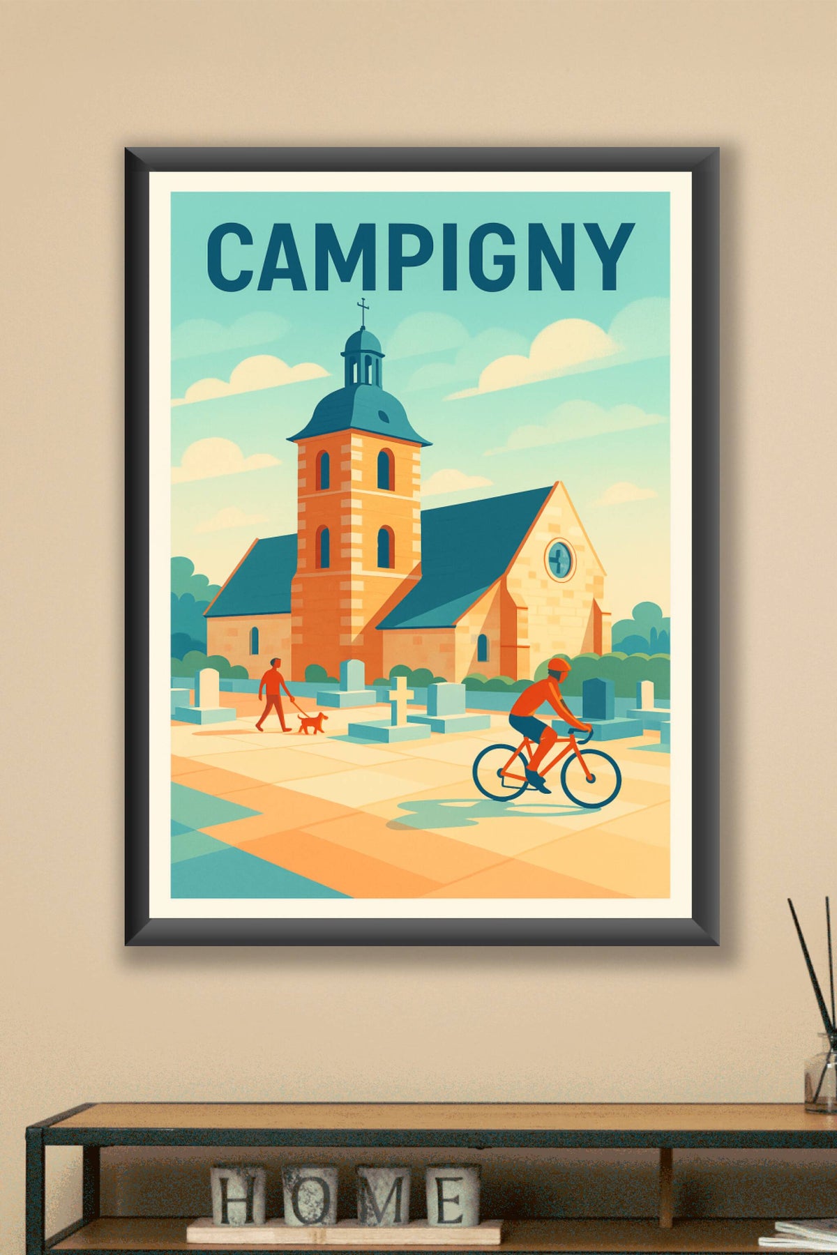 Affiche de Campigny - Charme et sérénité au cœur du village