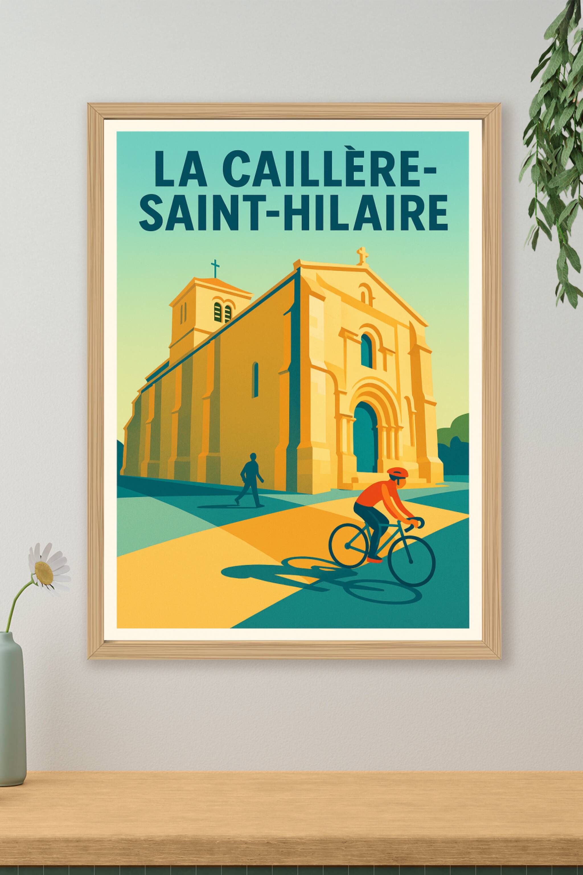 Affiche de La Caillère-Saint-Hilaire - Un coin de patrimoine et de sérénité