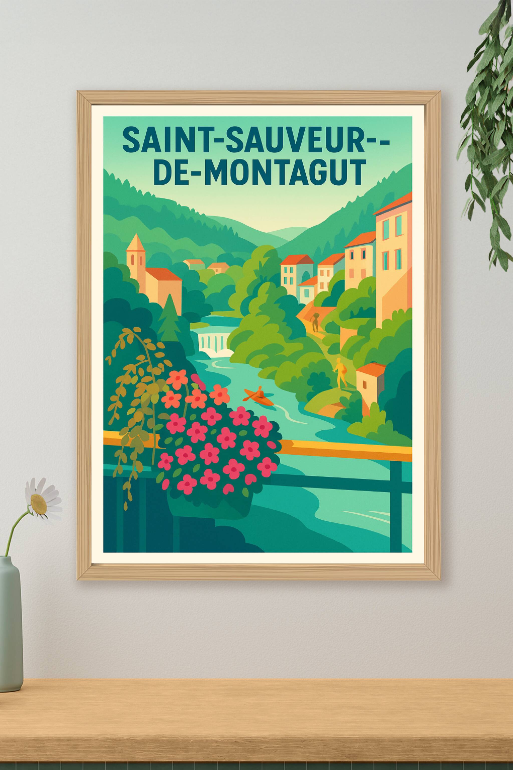 Affiche de Saint-Sauveur-de-Montagut - Charme et nature au cœur de la vallée