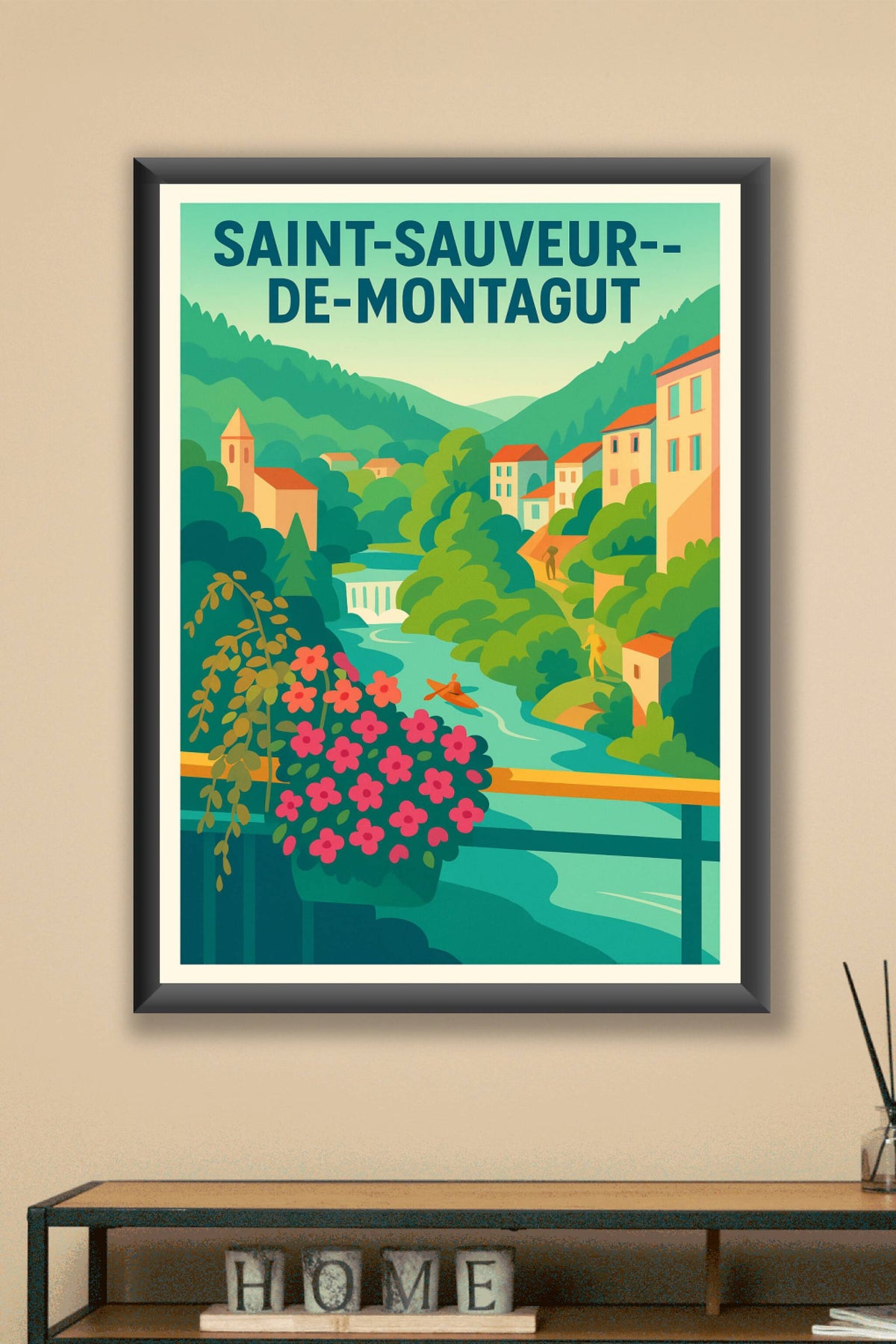 Affiche de Saint-Sauveur-de-Montagut - Charme et nature au cœur de la vallée