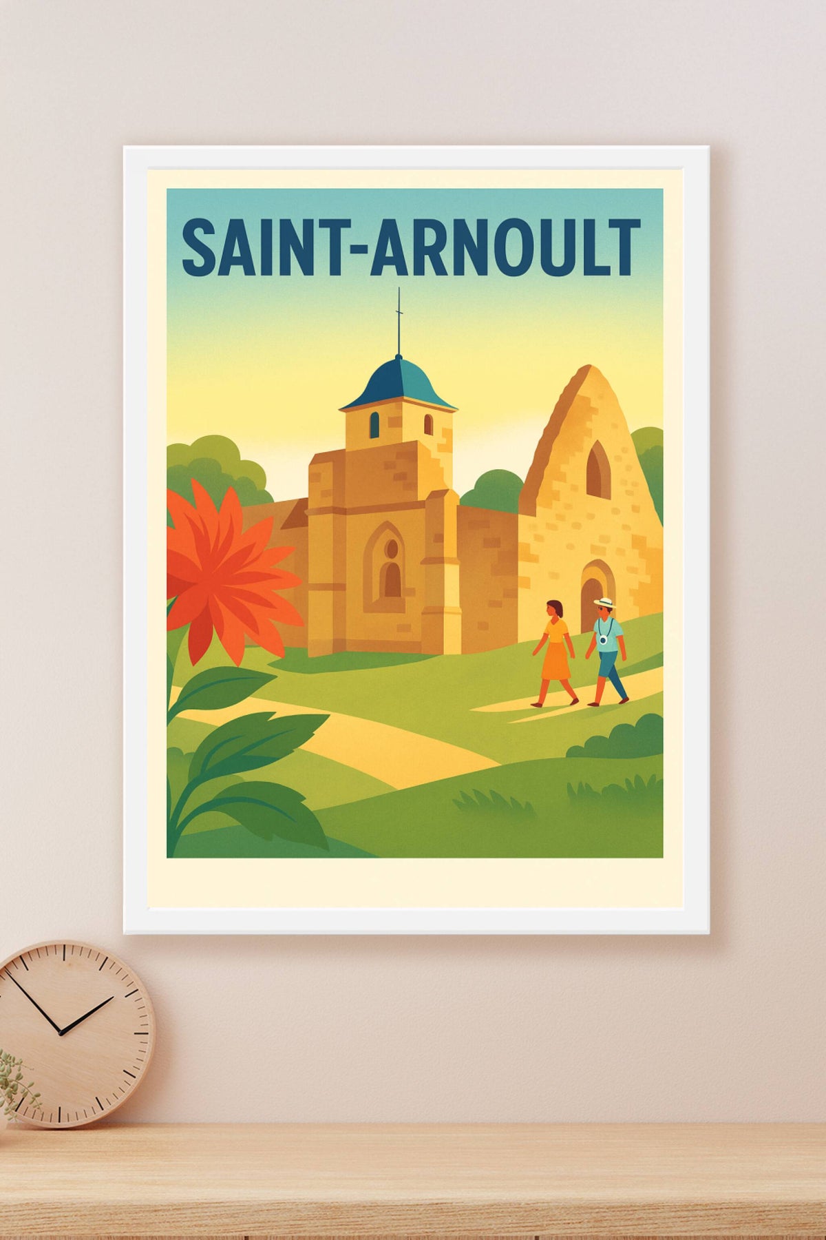 Affiche de Saint-Arnoult - Promenade au cœur du patrimoine