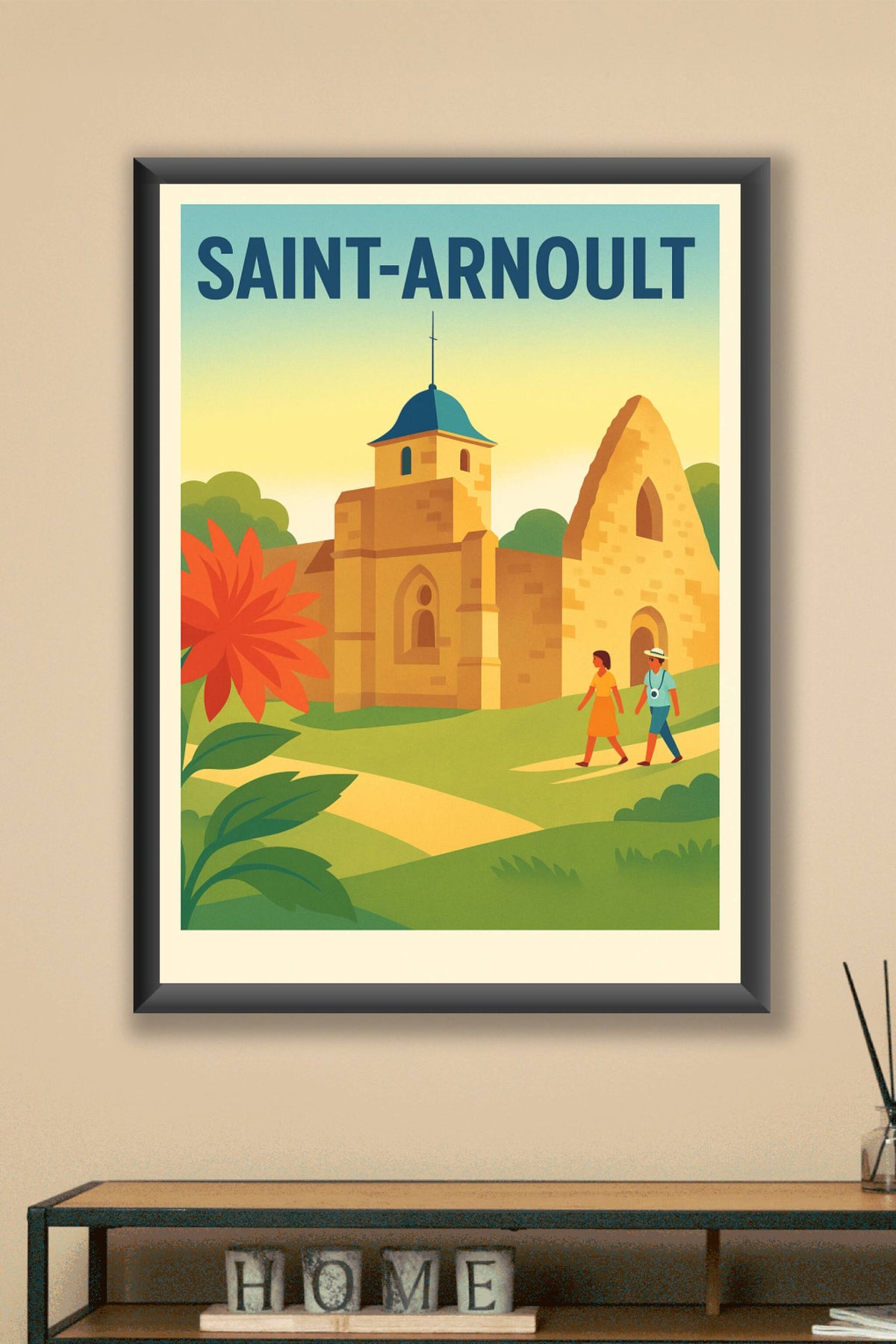 Affiche de Saint-Arnoult - Promenade au cœur du patrimoine