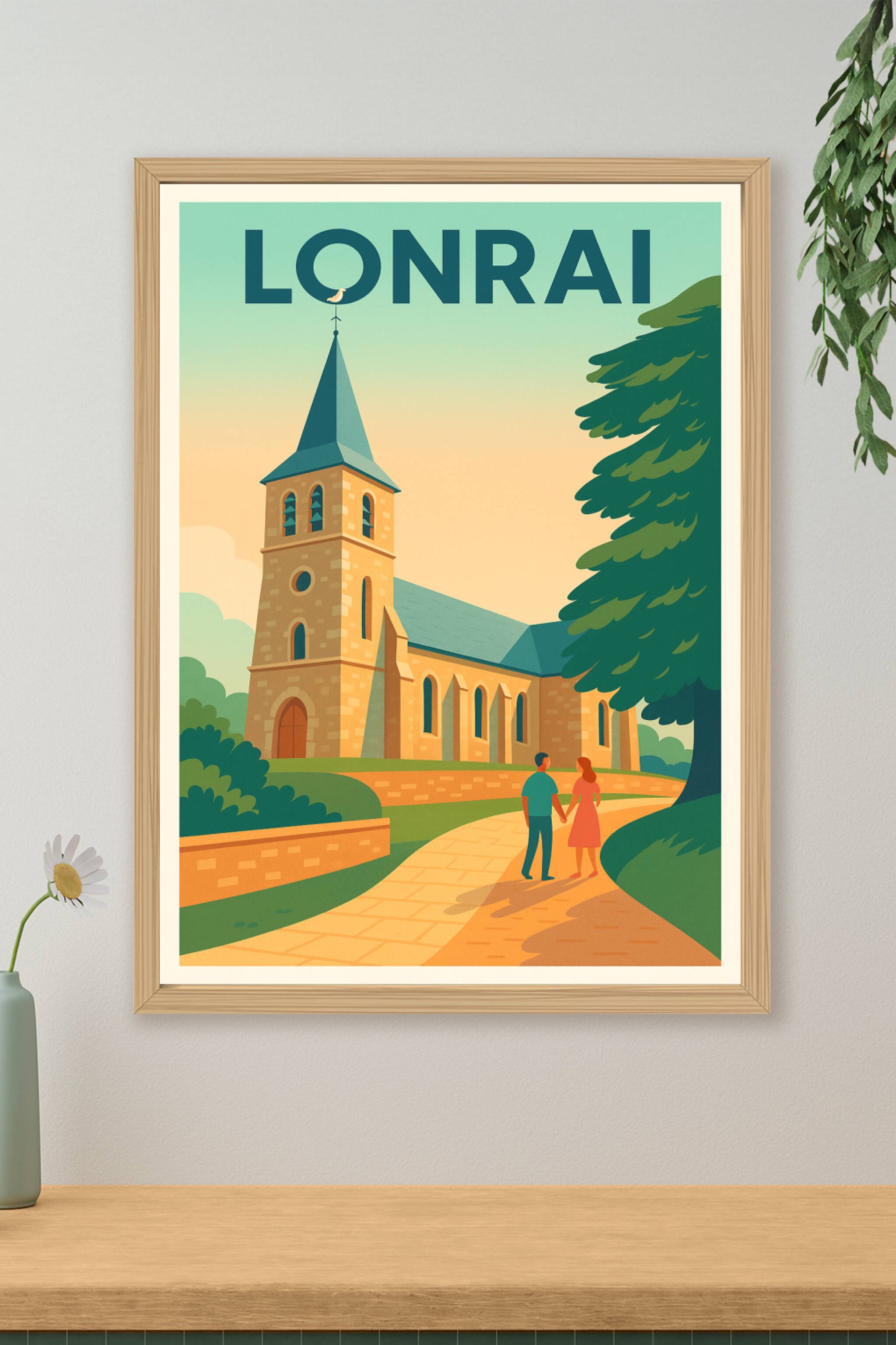 Affiche de Lonrai - Charme et Sérénité au Cœur du Village