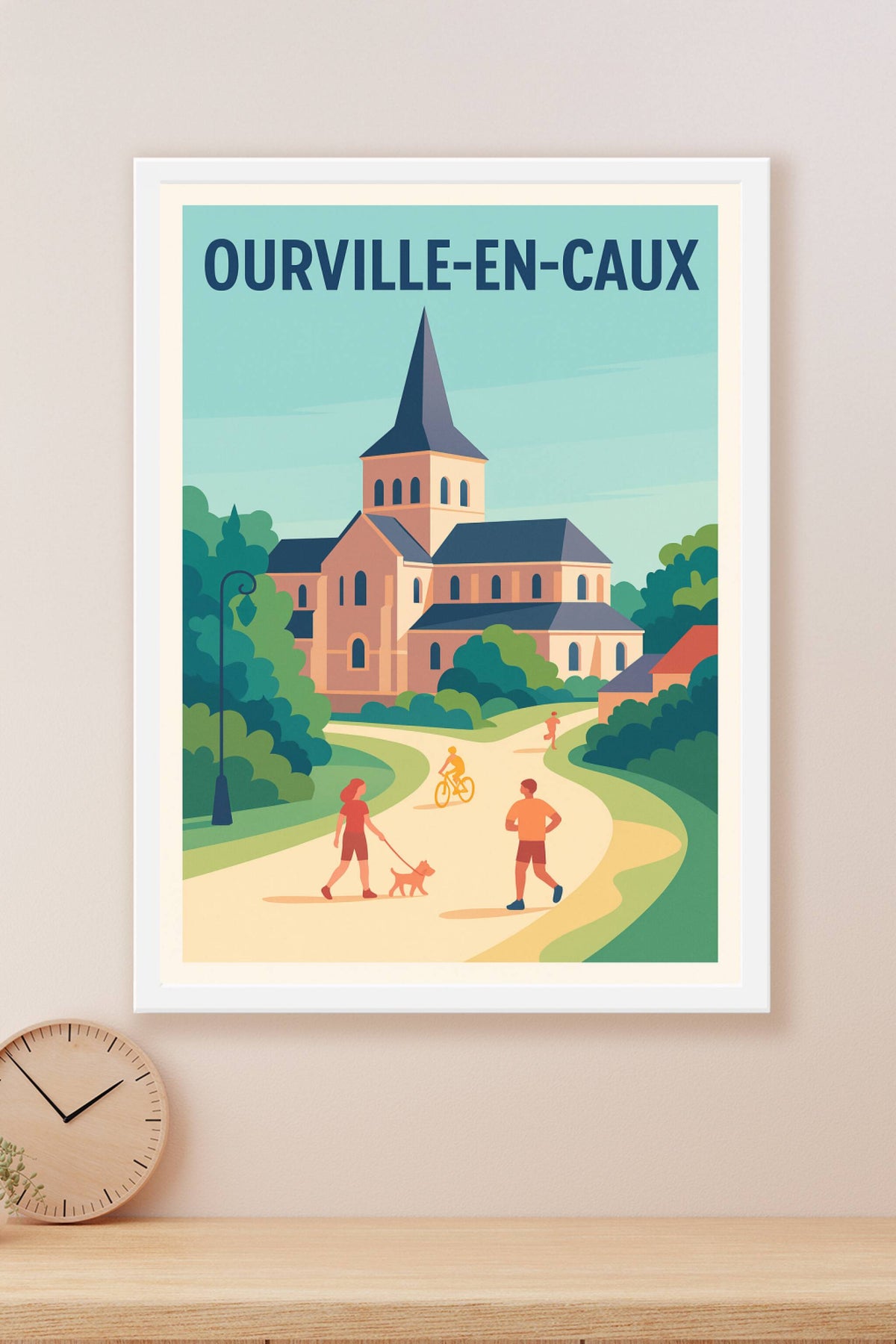 Affiche de Ourville-en-Caux - L'art de la promenade paisible