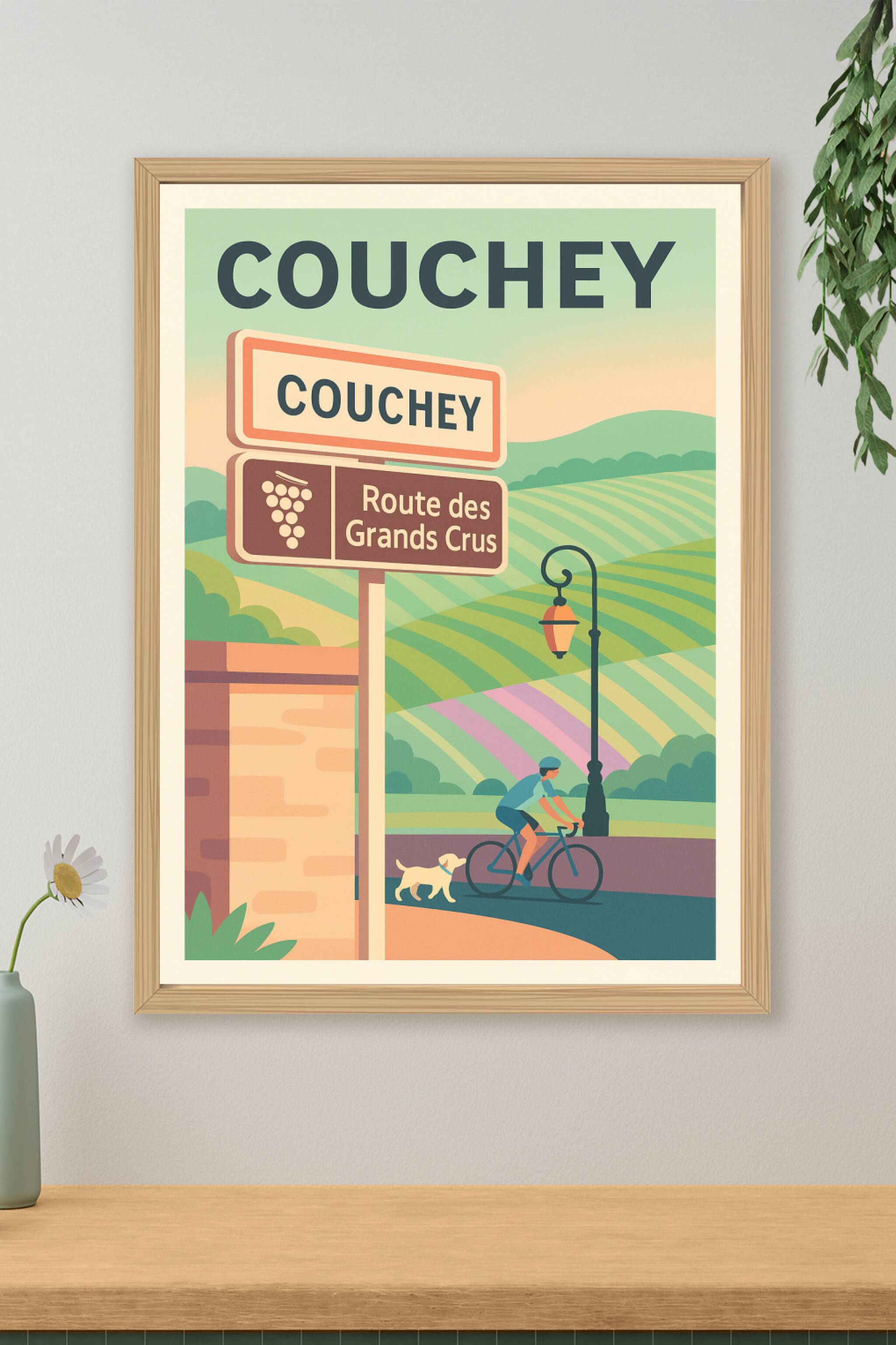 Affiche de Couchey - L'échappée belle sur la Route des Grands Crus