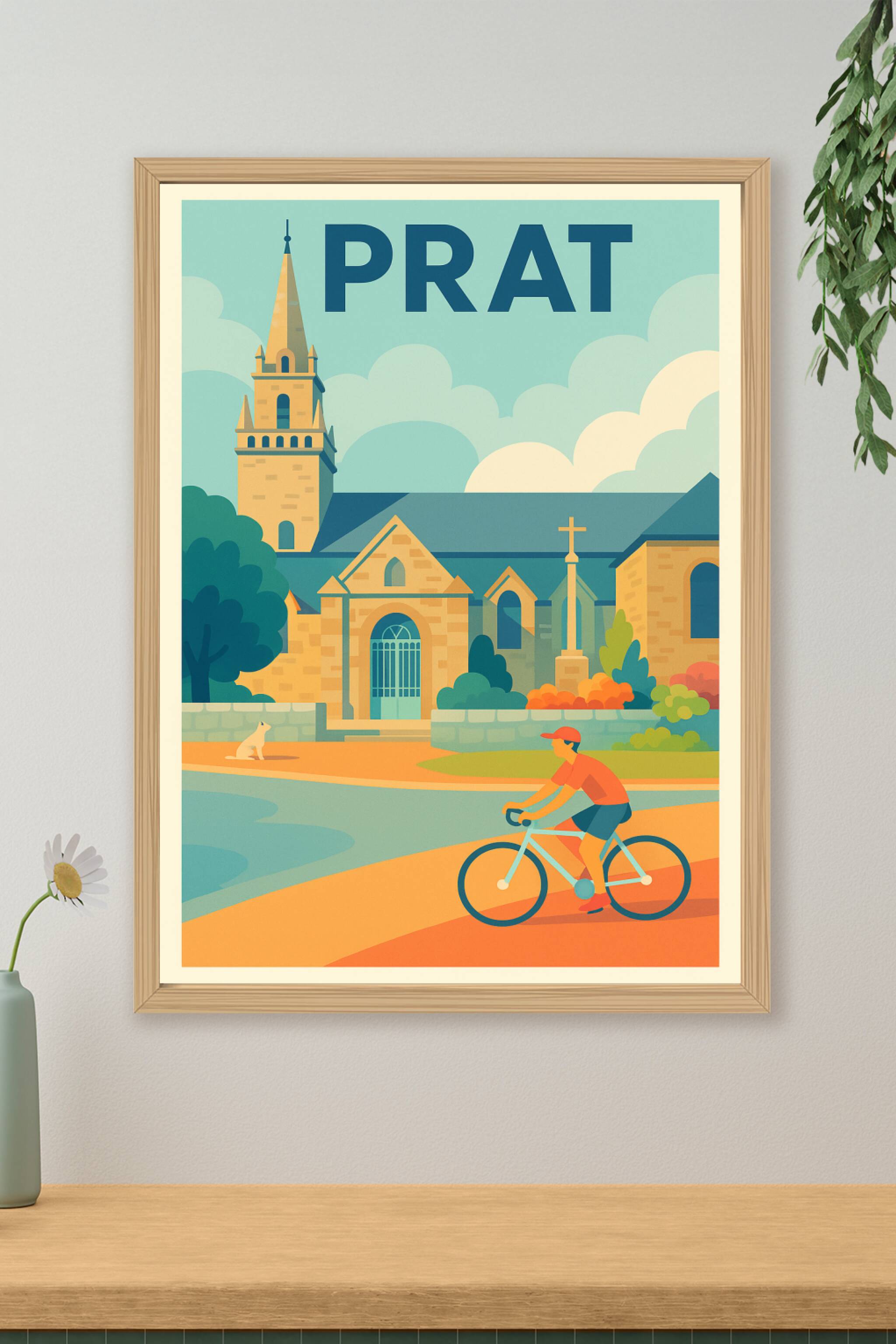 Affiche de Prat - Douceur et patrimoine en pleine nature