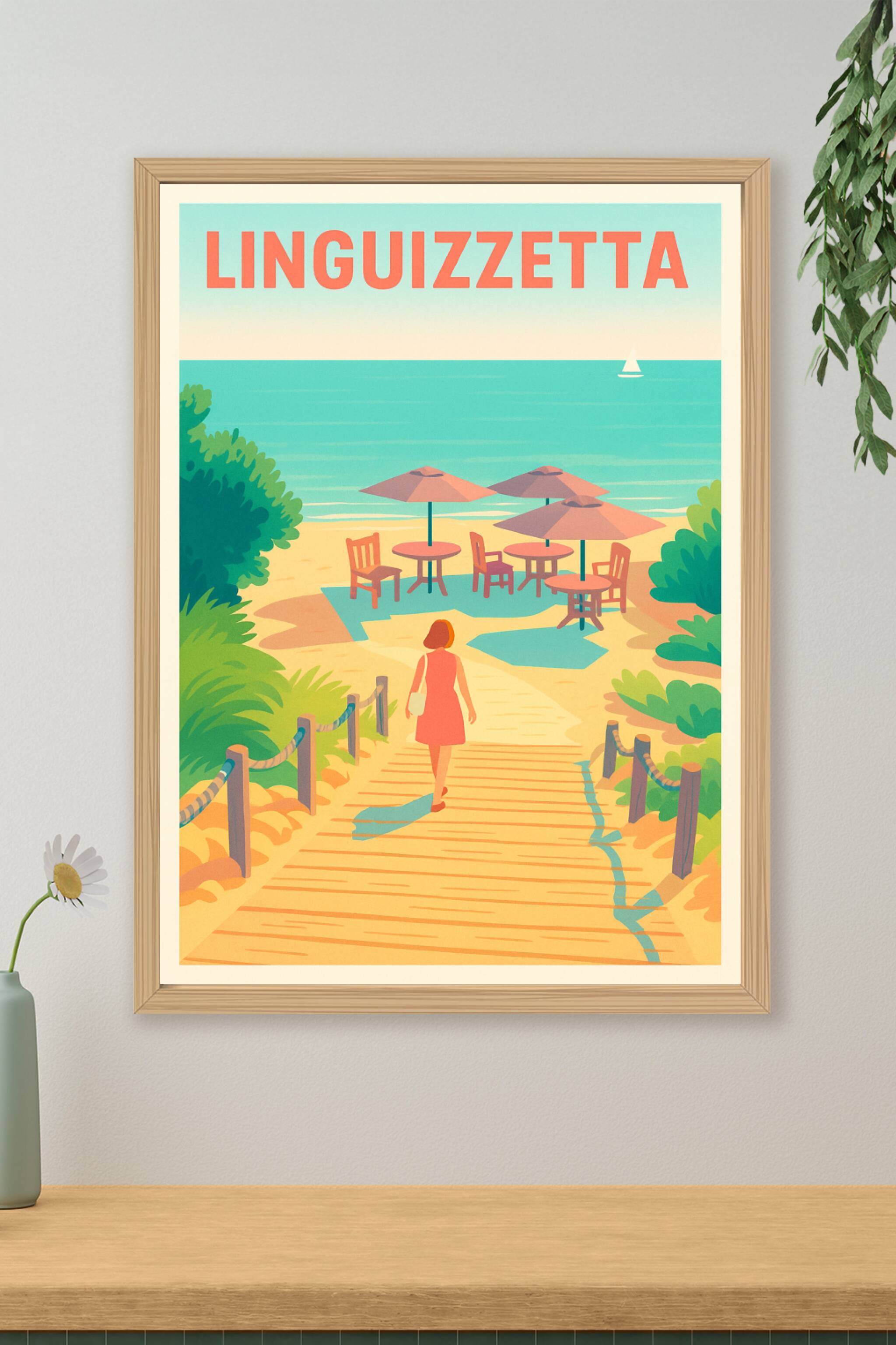 Affiche de Linguizzetta - Évasion et douceur en bord de mer
