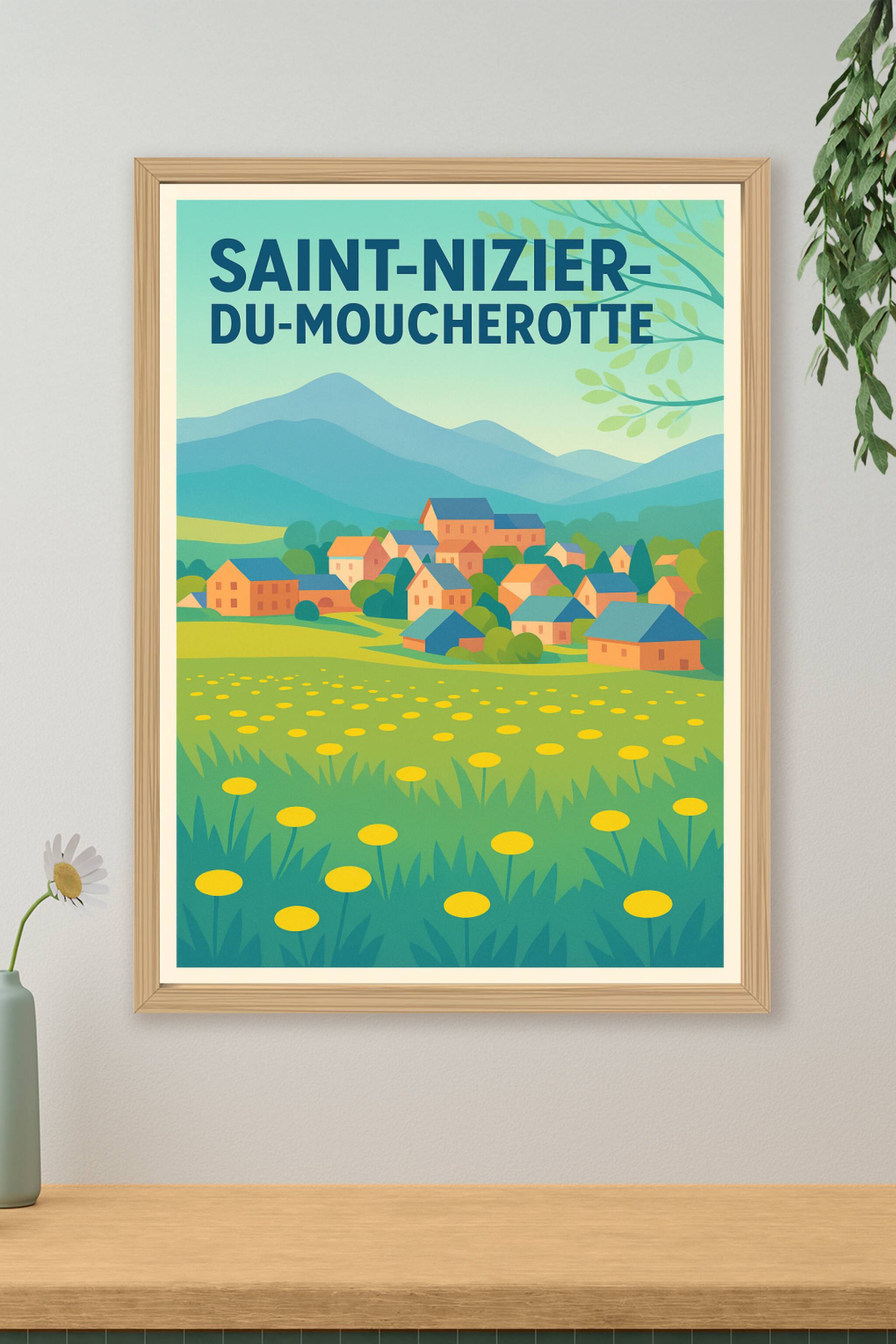 Affiche de Saint-Nizier-du-Moucherotte - Charme bucolique au pied des montagnes