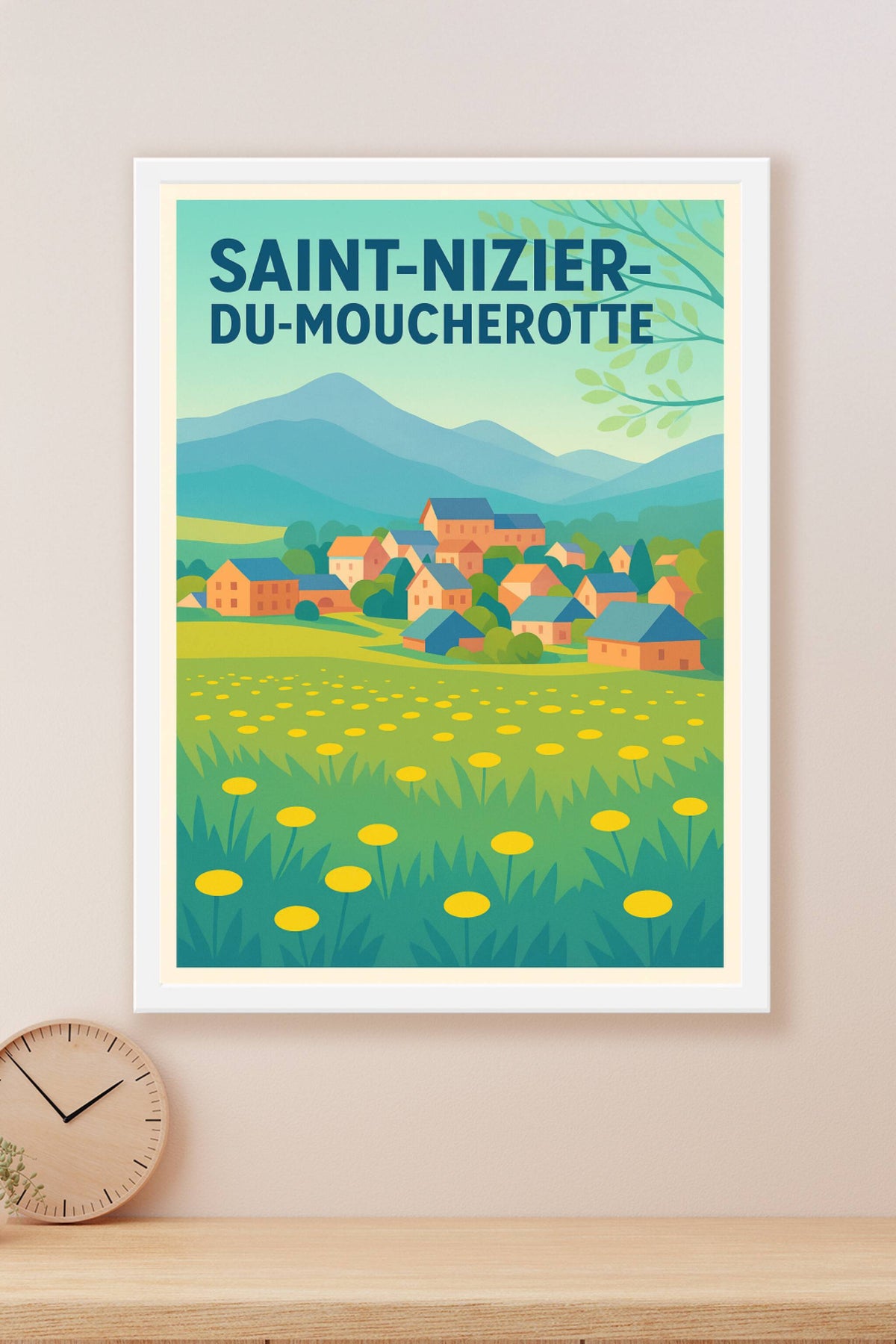 Affiche de Saint-Nizier-du-Moucherotte - Charme bucolique au pied des montagnes