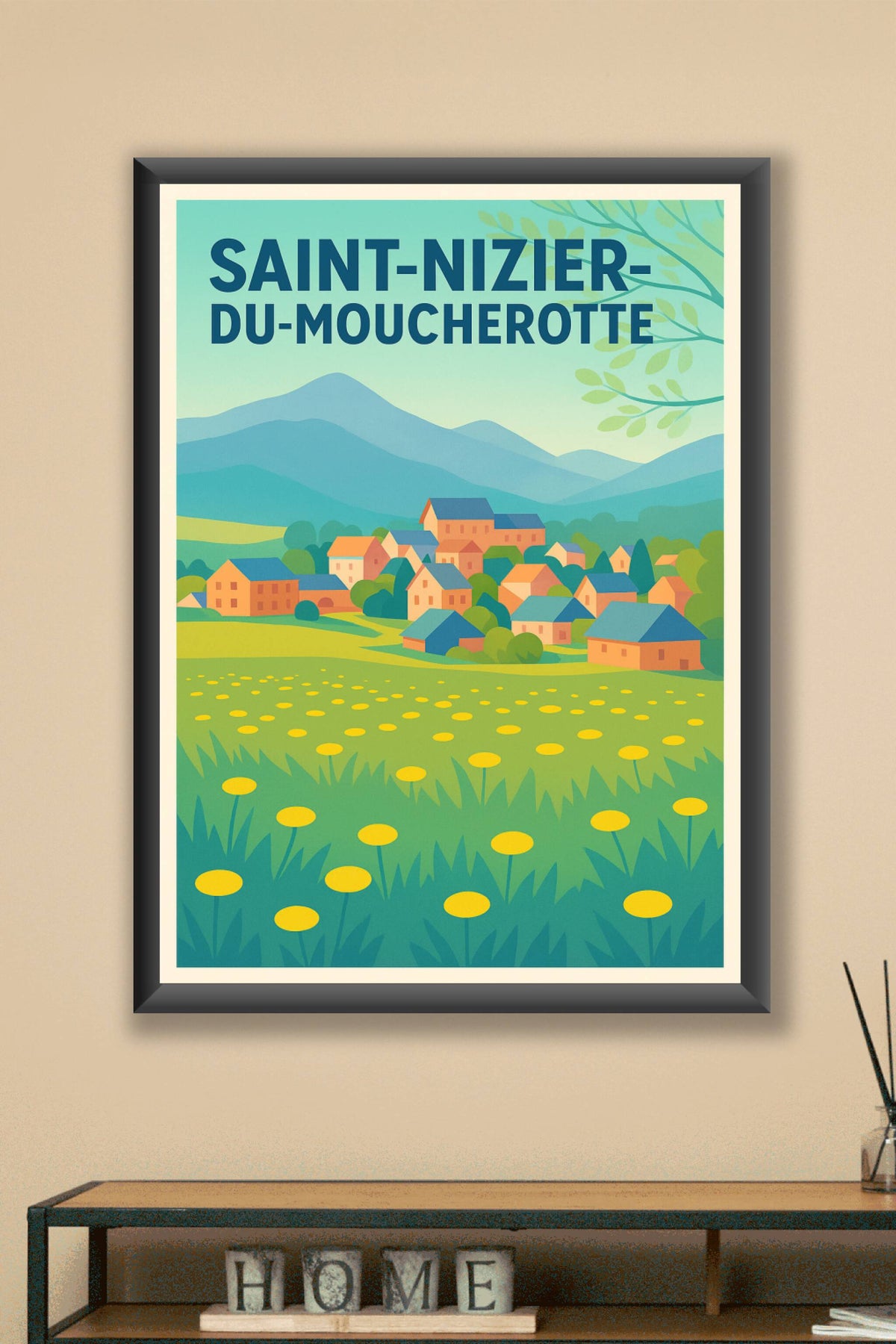 Affiche de Saint-Nizier-du-Moucherotte - Charme bucolique au pied des montagnes