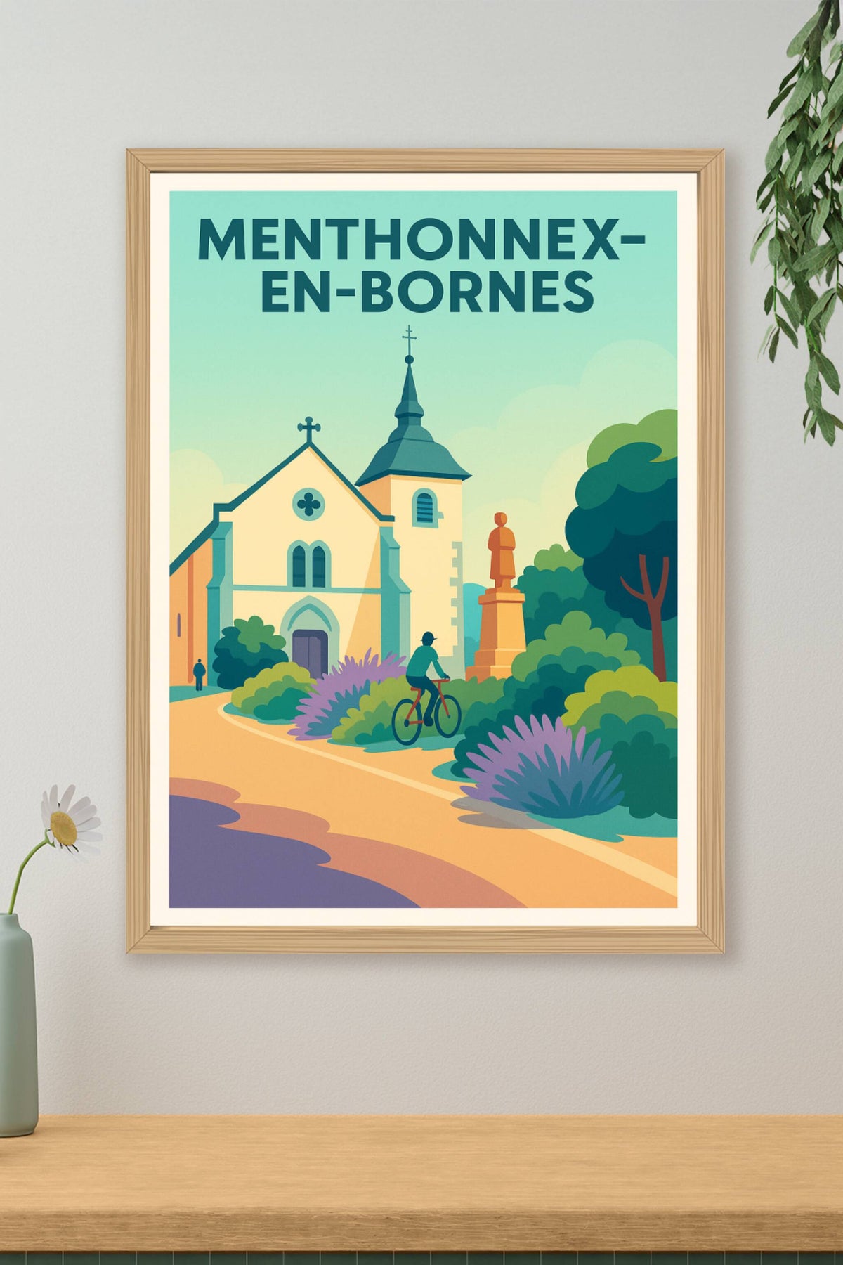 Affiche de Menthonnex-en-Bornes - Charme et sérénité au cœur de la nature