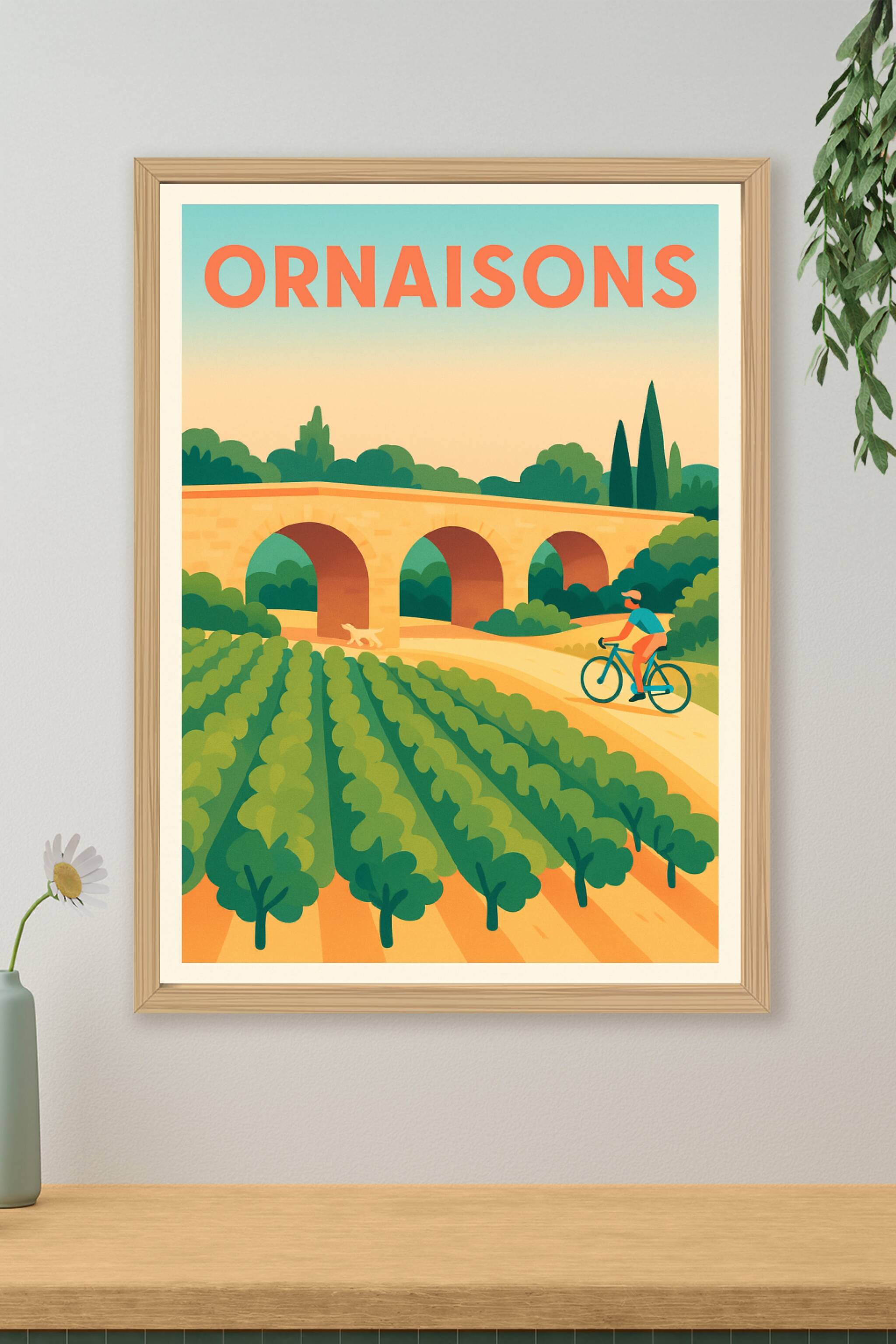 Affiche de Ornaisons - Balade bucolique au cœur des vignes