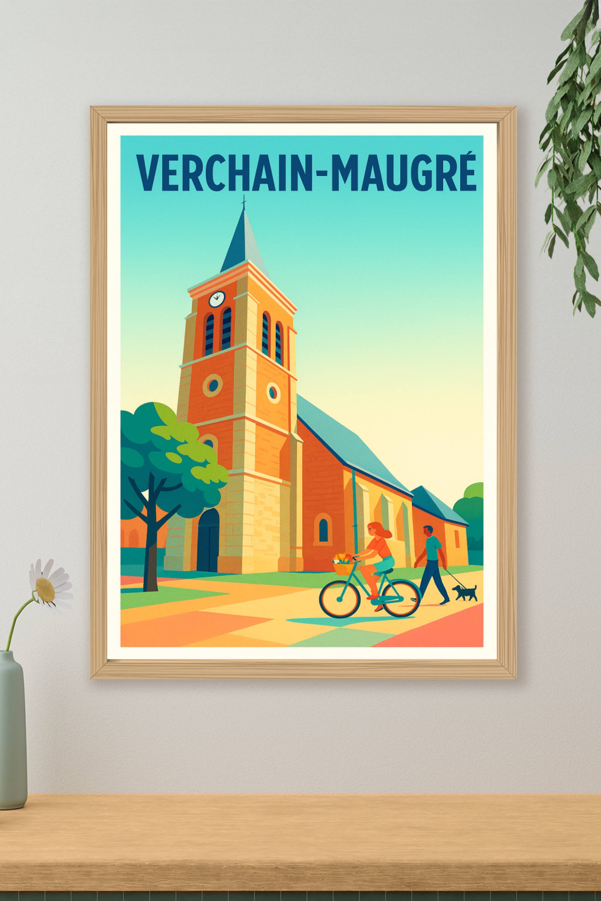 Affiche de Verchain-Maugré - Charme et douceur de la vie villageoise