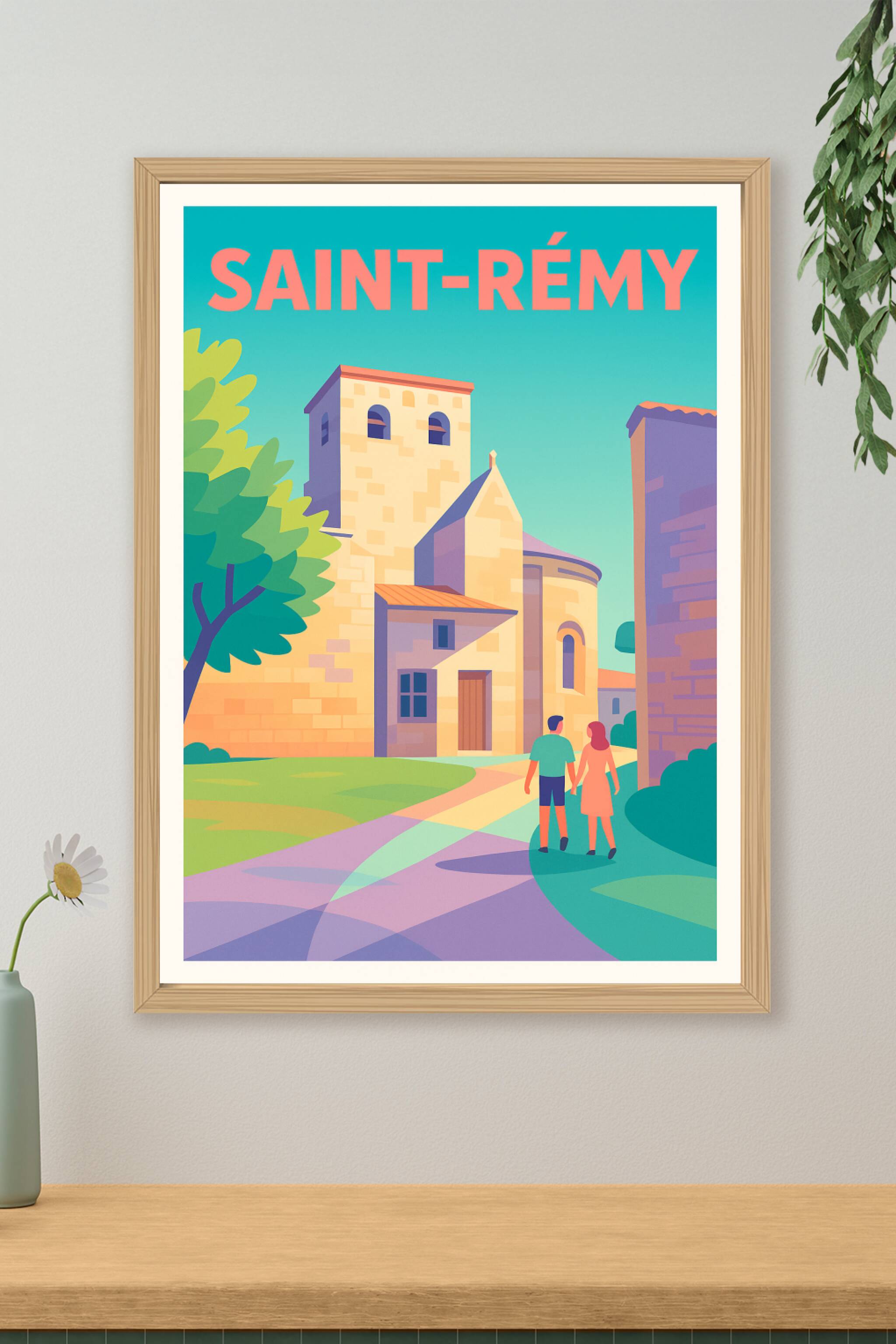 Affiche de Saint-Rémy - Promenade romantique au cœur de l'histoire