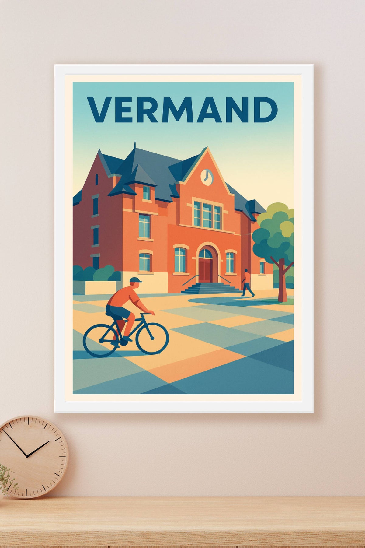 Affiche de Vermand - L'élégance architecturale au cœur de la ville