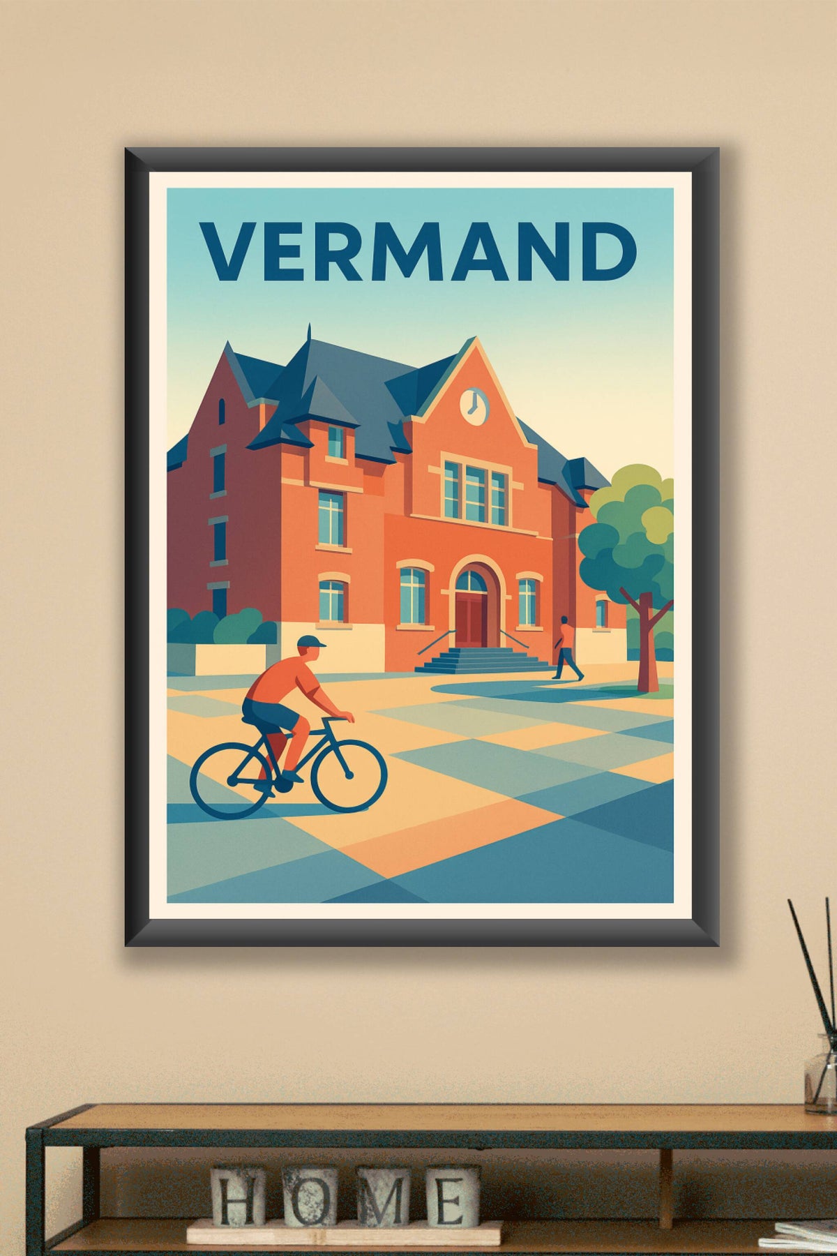 Affiche de Vermand - L'élégance architecturale au cœur de la ville