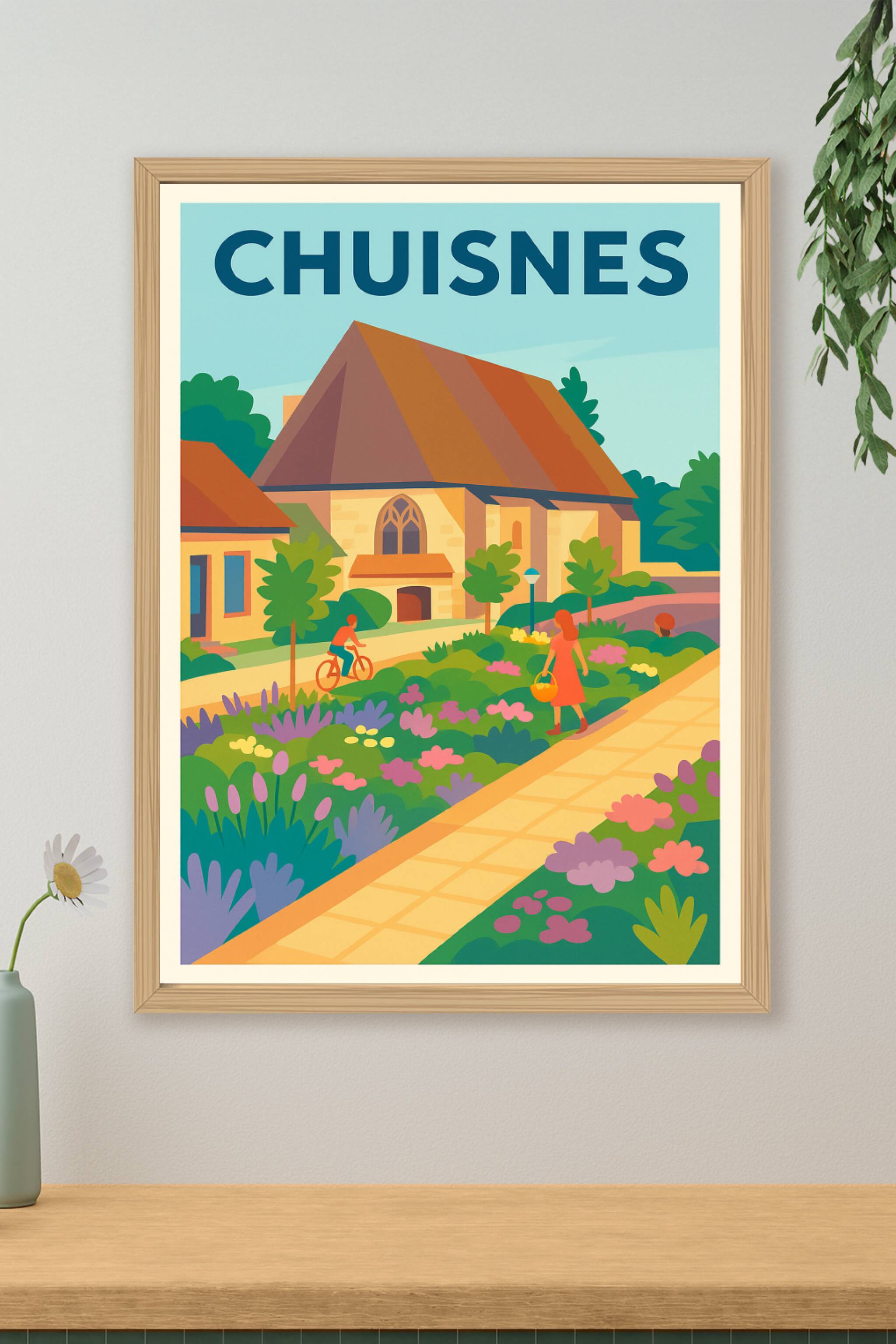 Affiche de Chuisnes - L'élégance bucolique au cœur du village