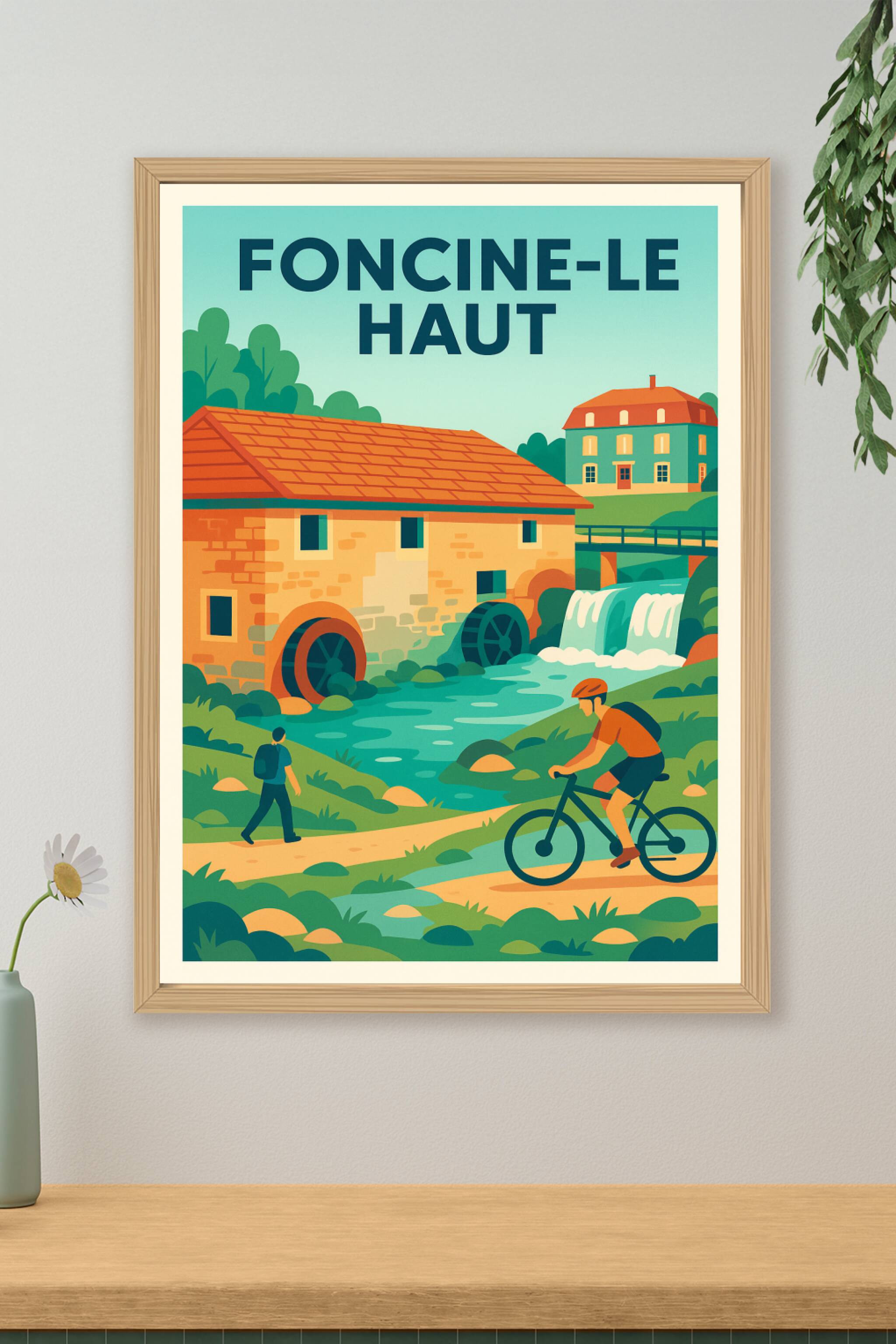 Affiche de Foncine-le-Haut - Nature et Patrimoine en Harmonie