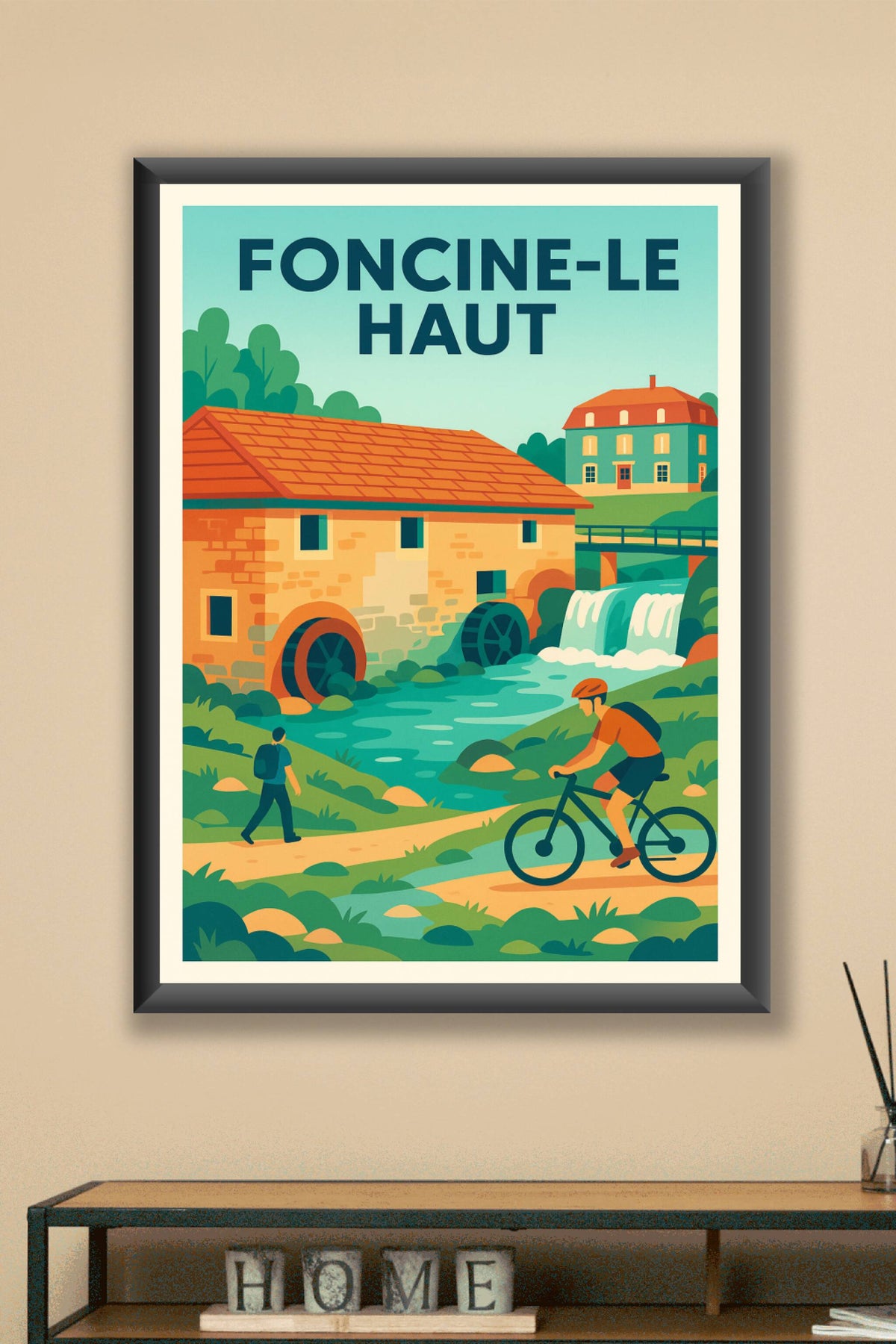 Affiche de Foncine-le-Haut - Nature et Patrimoine en Harmonie