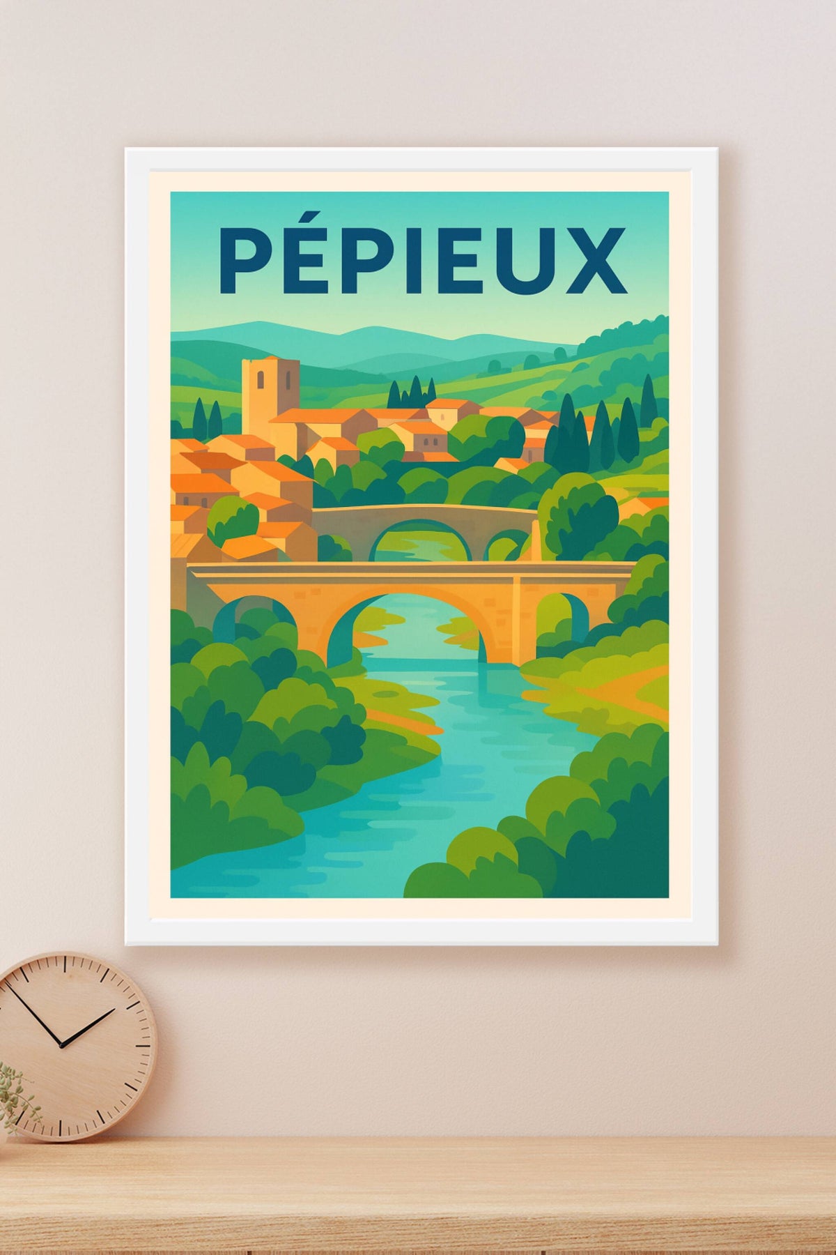 Affiche de Pépieux - Charme et sérénité au cœur du Languedoc