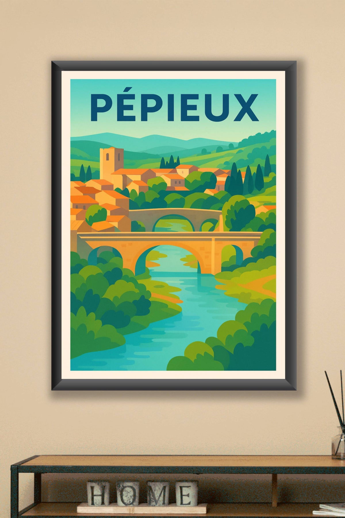 Affiche de Pépieux - Charme et sérénité au cœur du Languedoc