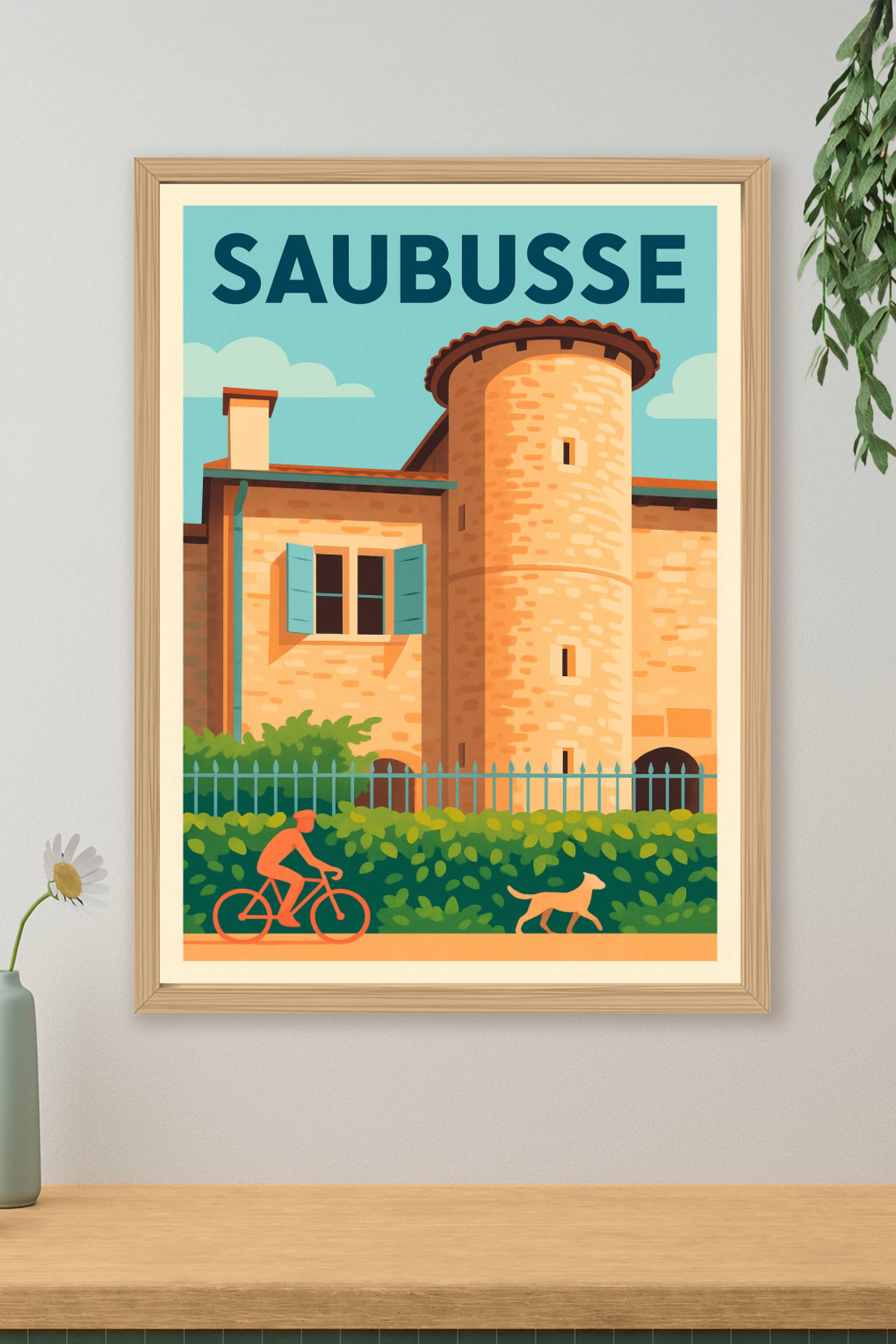 Affiche de Saubusse - Charme et tranquillité en douceur