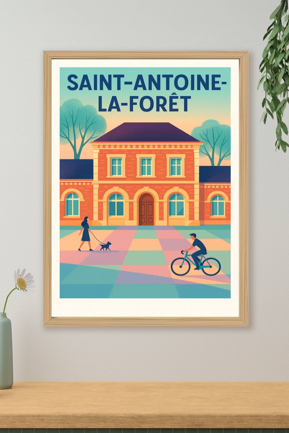 Affiche de Saint-Antoine-la-Forêt - Charme et douceur de vivre