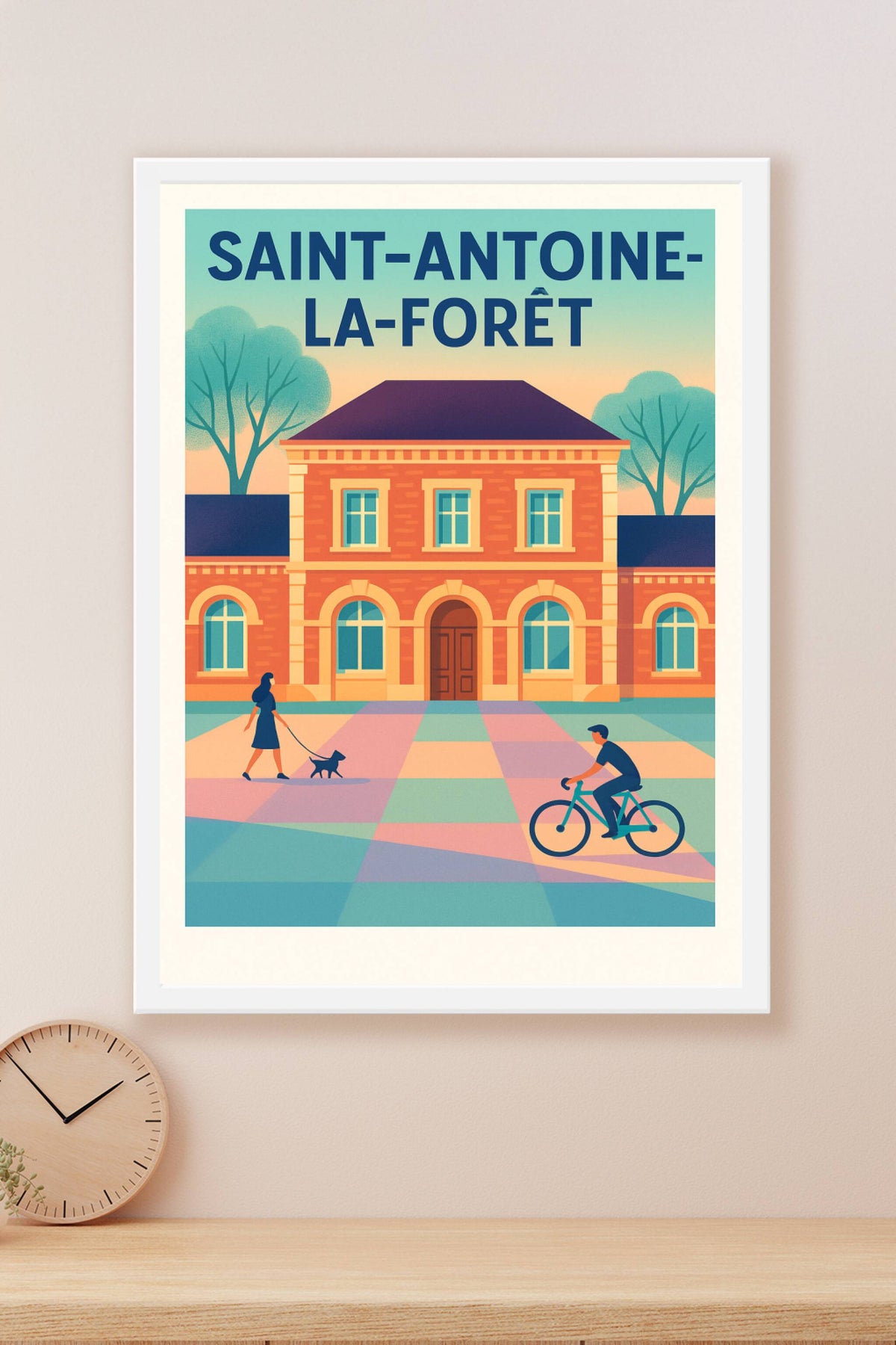Affiche de Saint-Antoine-la-Forêt - Charme et douceur de vivre