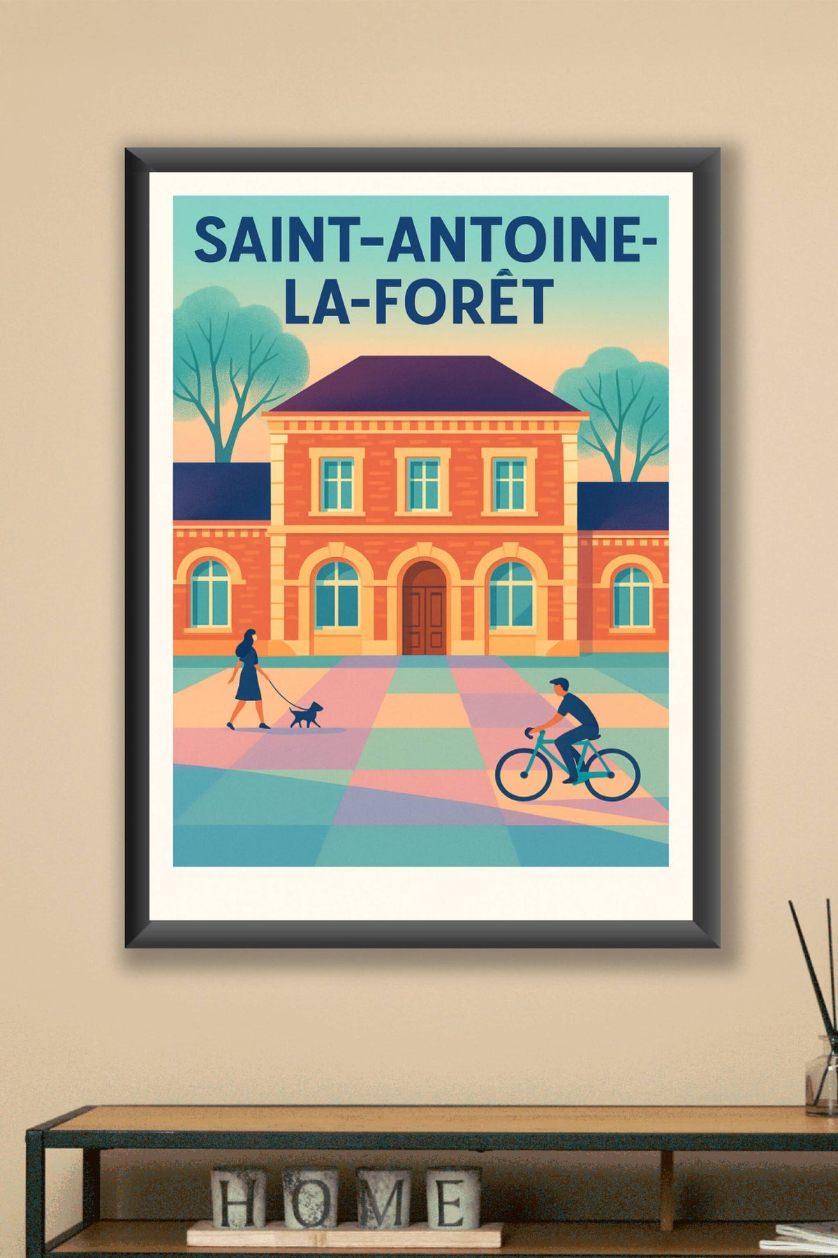 Affiche de Saint-Antoine-la-Forêt - Charme et douceur de vivre
