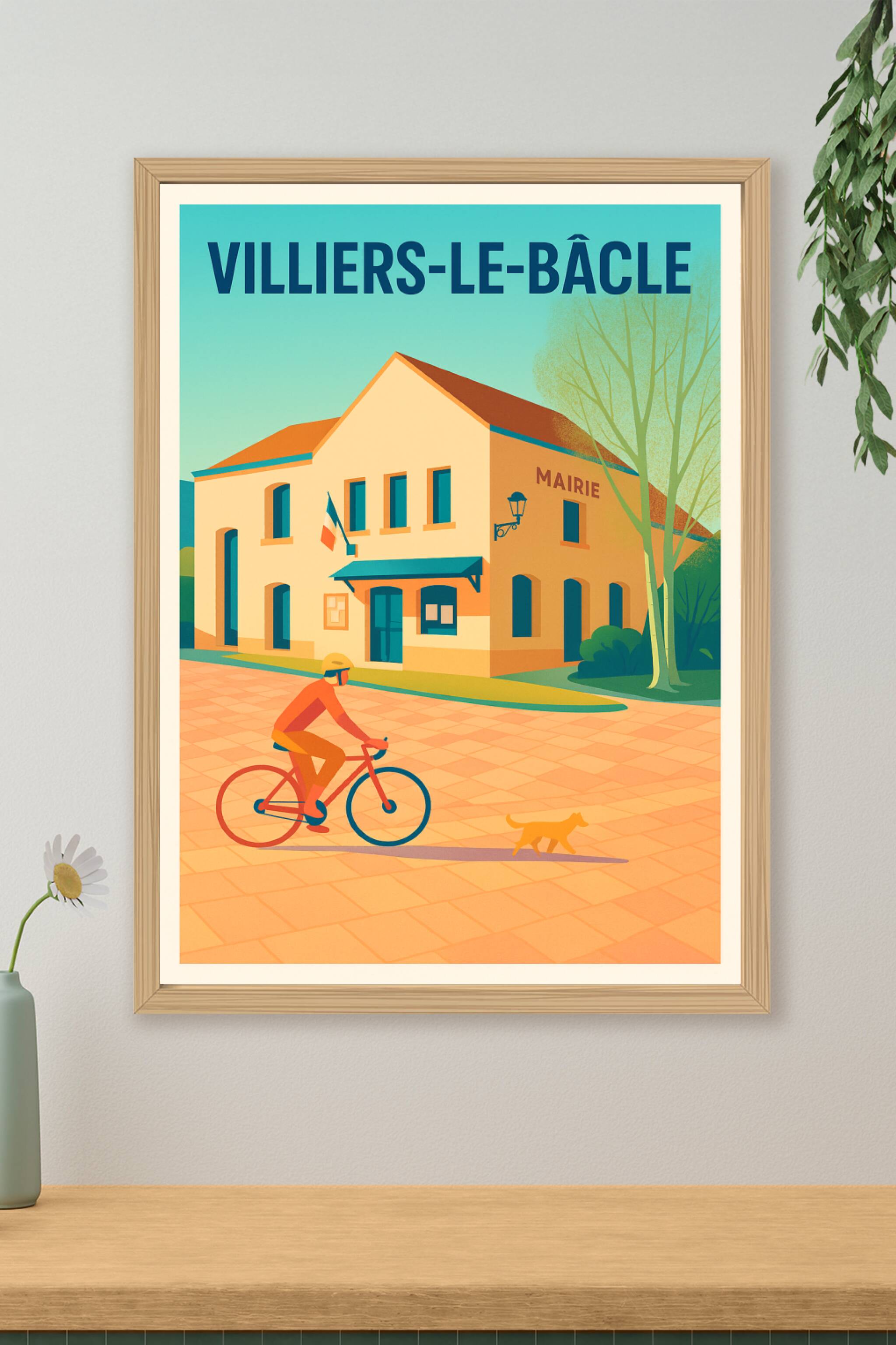 Affiche de Villiers-le-Bâcle - Douceur de vivre au cœur du village