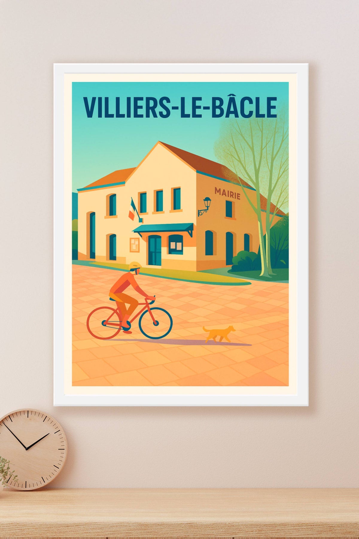 Affiche de Villiers-le-Bâcle - Douceur de vivre au cœur du village