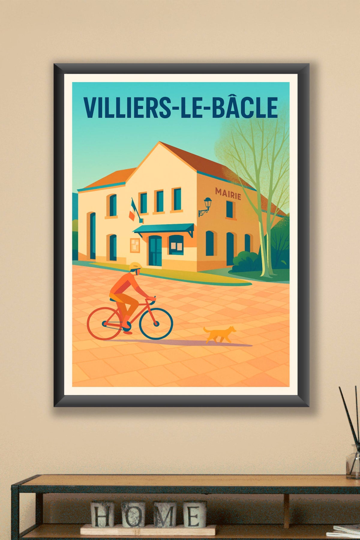 Affiche de Villiers-le-Bâcle - Douceur de vivre au cœur du village