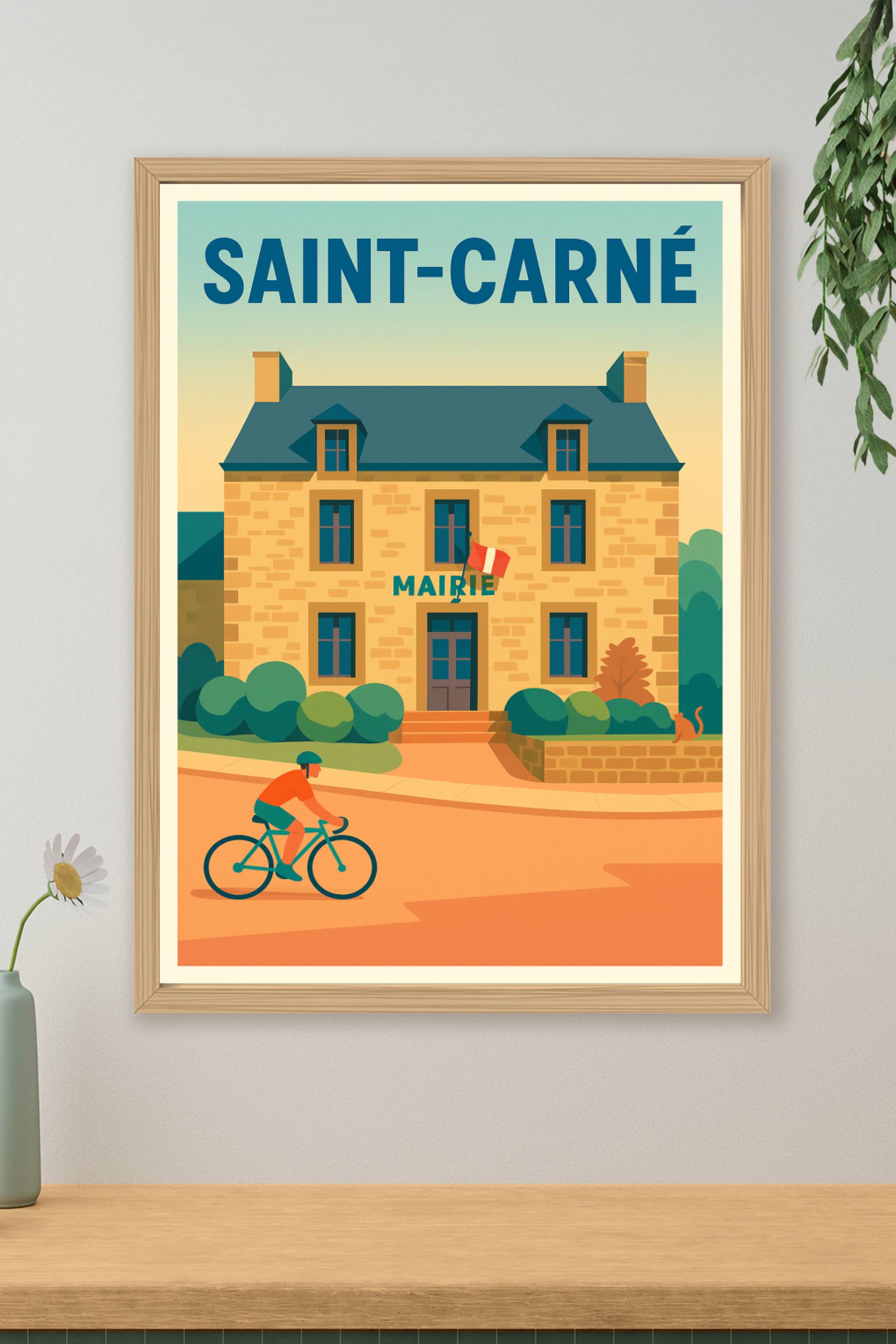 Affiche de Saint-Carné - Charme et tranquillité au cœur de la Bretagne